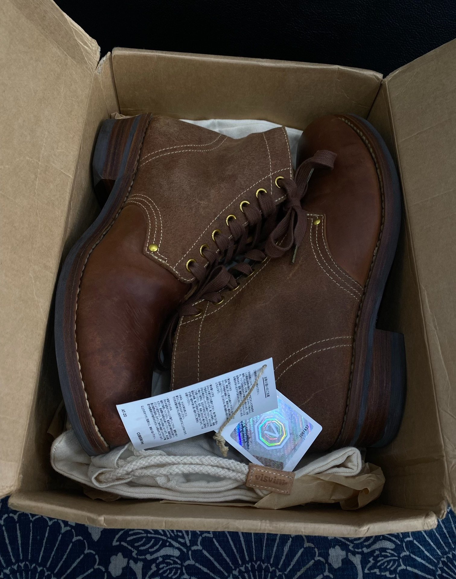 VISVIM 18SS ICT BRIGADIER BOOT — label