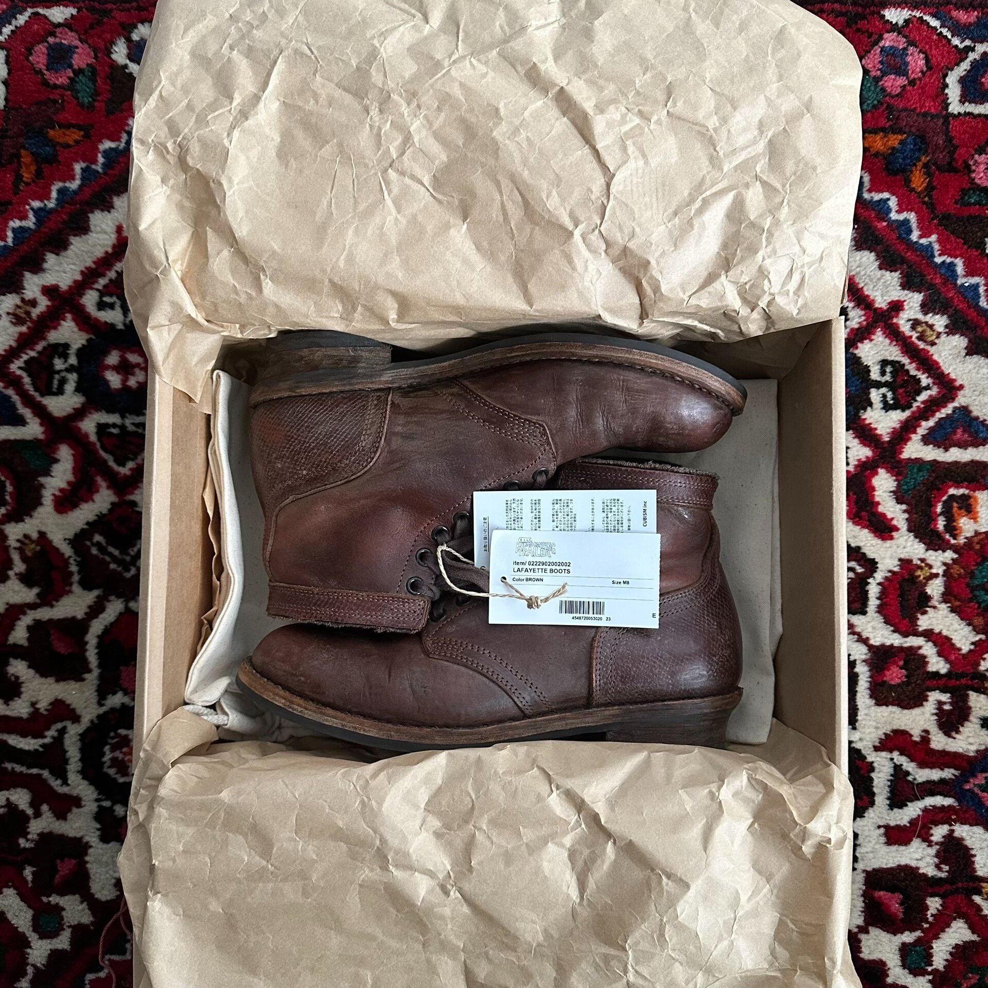 visvim 22AW ICT Lafayette Mud-Dyed Boots