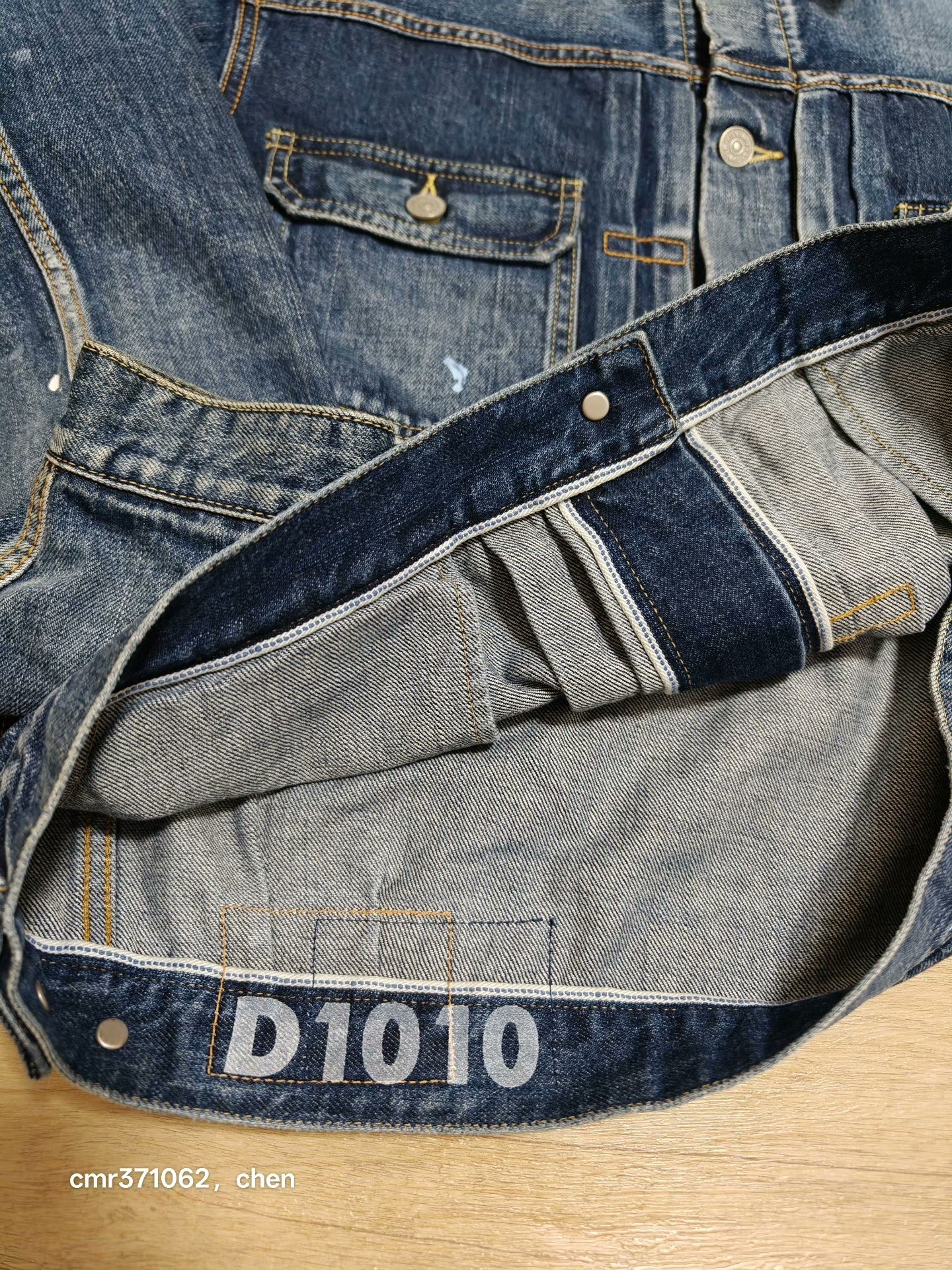 VISVIM 22SS 101XX Denim Jacket — label