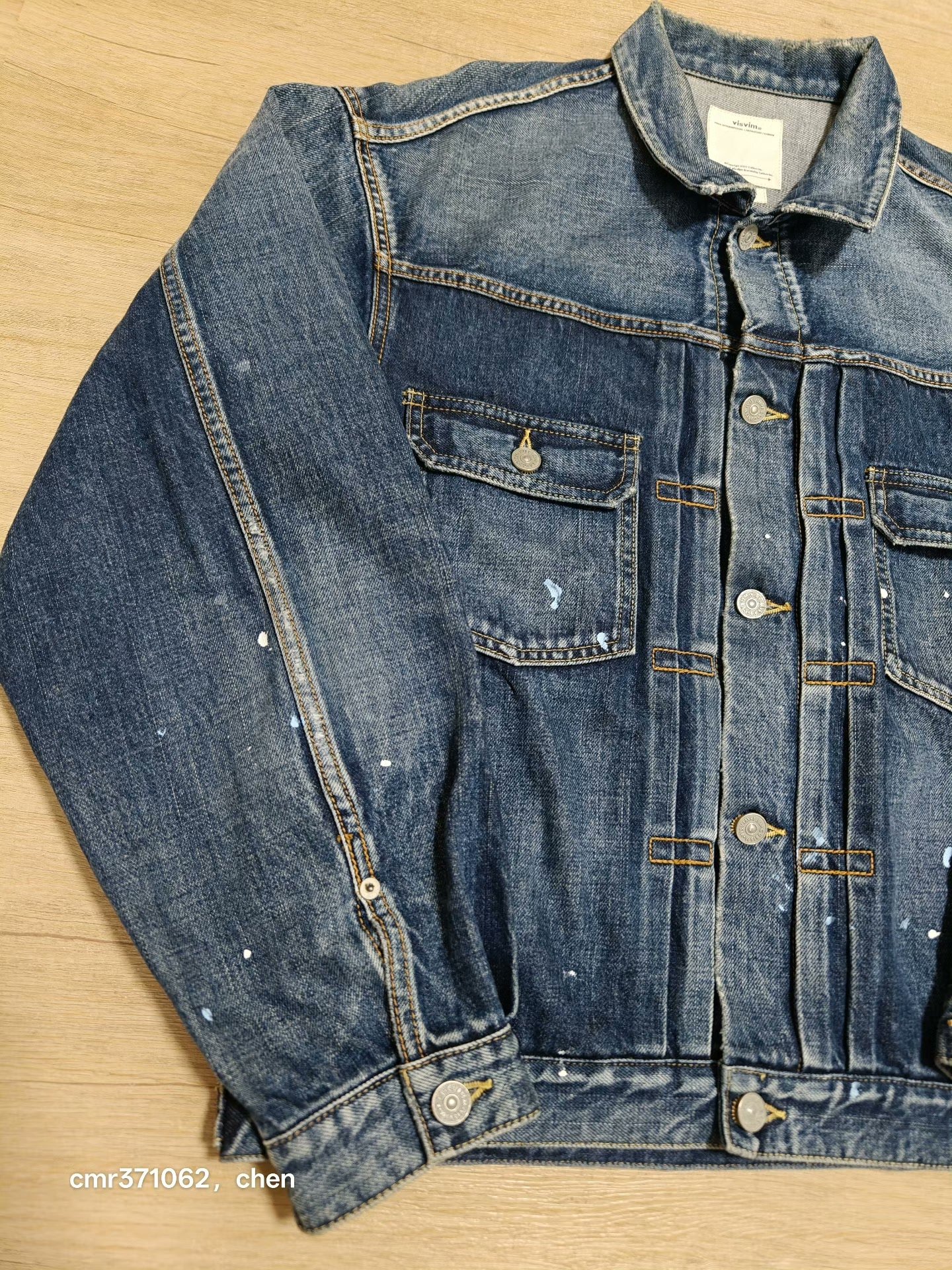 VISVIM 22SS 101XX Denim Jacket — detail