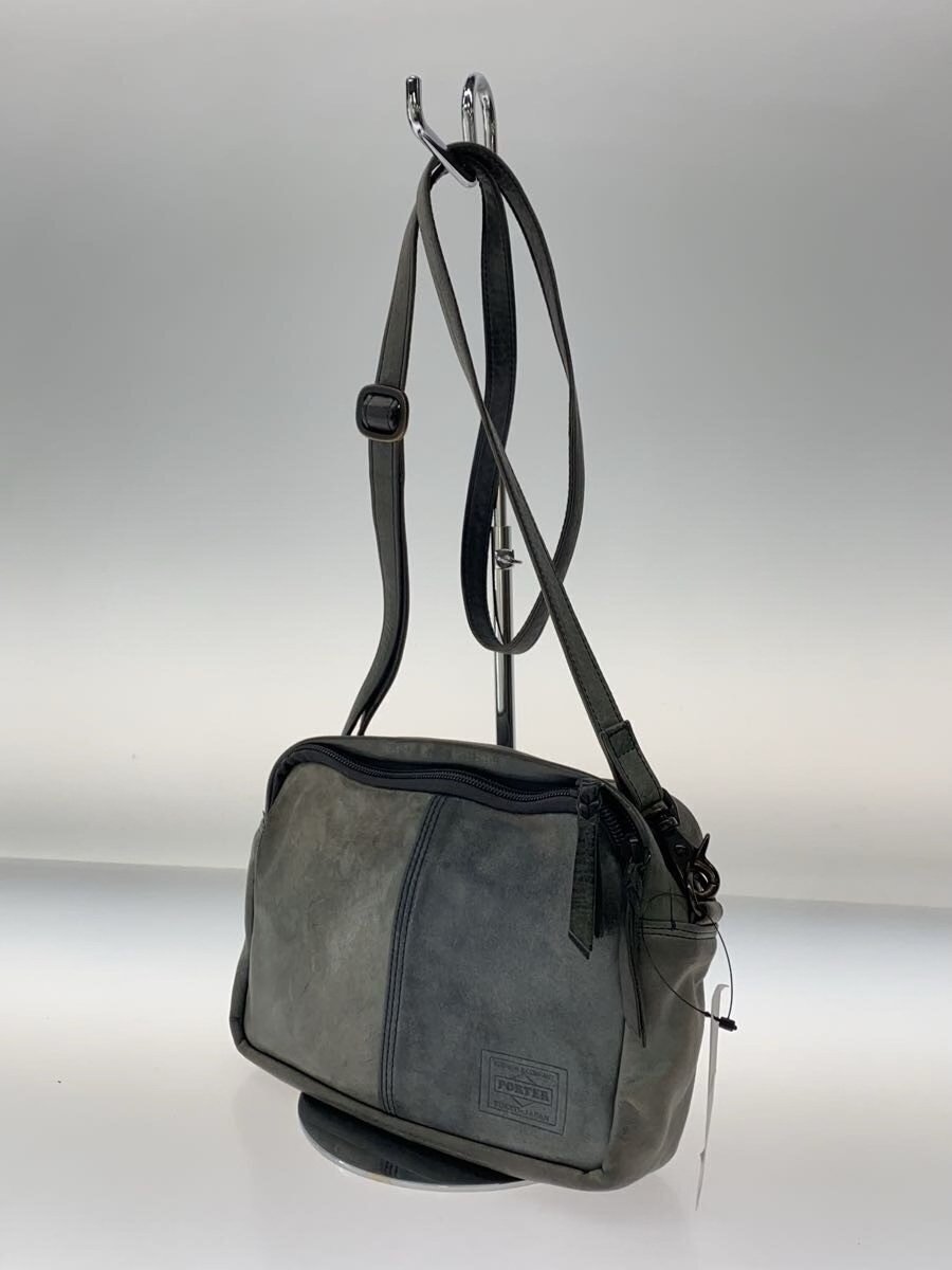 Porter Color Block Leather Single-Shoulder Bag — front