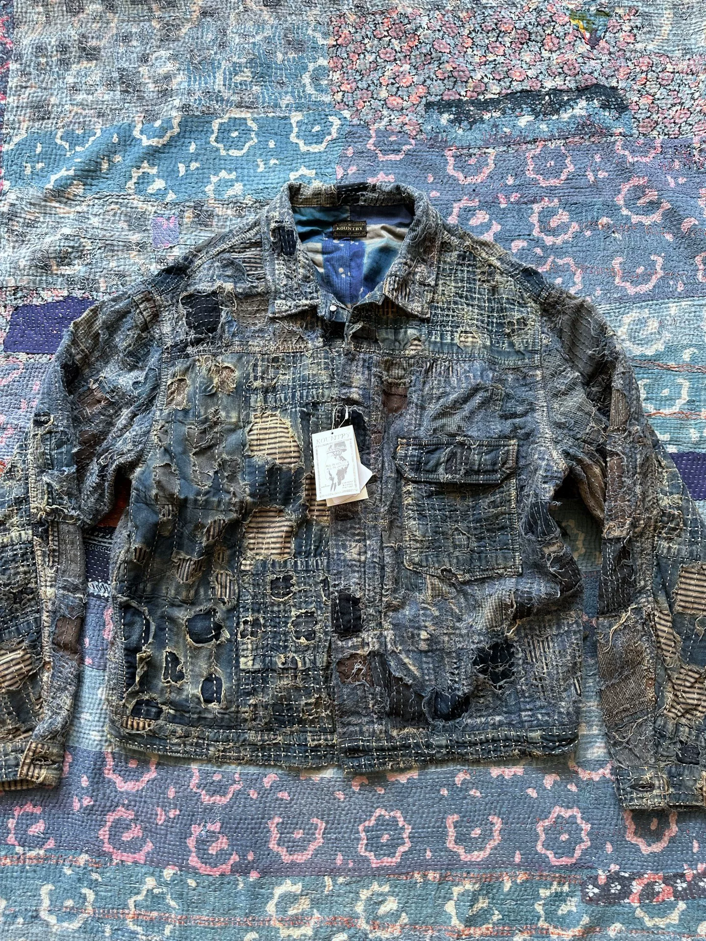 KAPITAL Boro Patchwork Jacket
