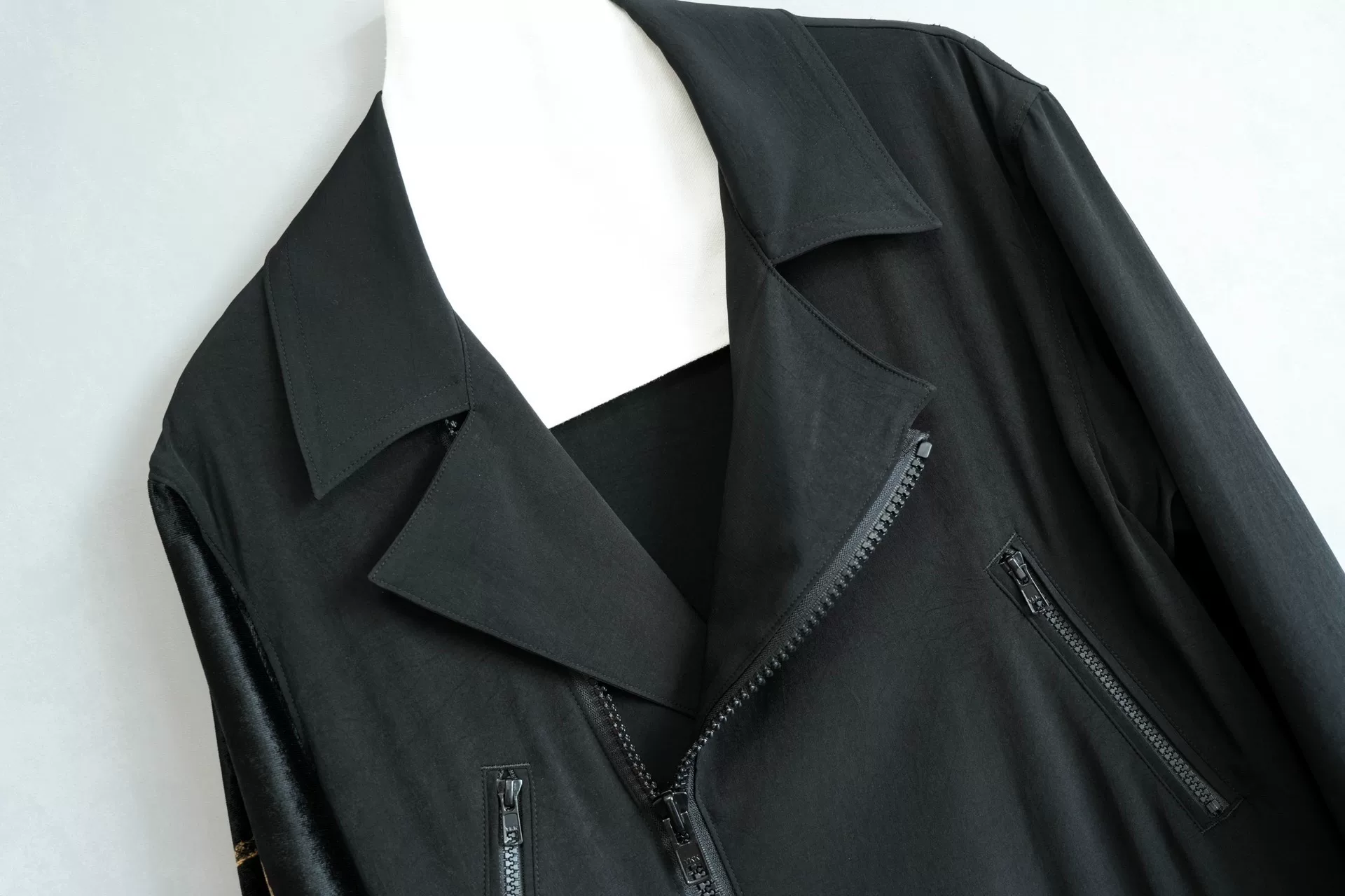 Yohji Yamamoto 20SS Triacetate Biker Coat — label