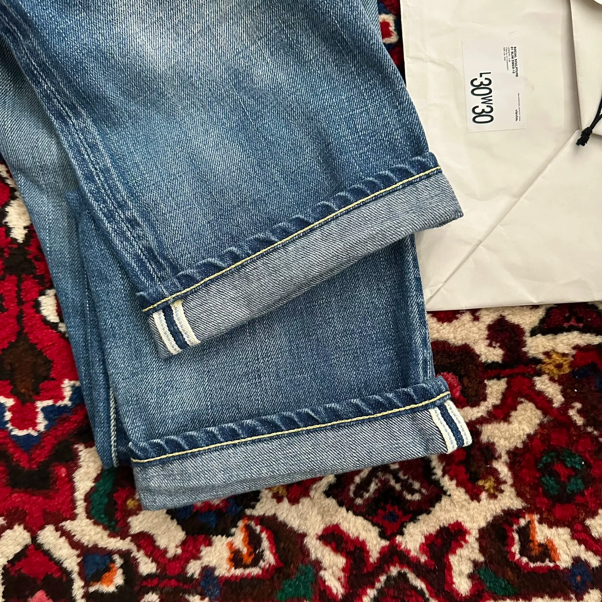 visvim 13aw 01.2D10 Jeans — label