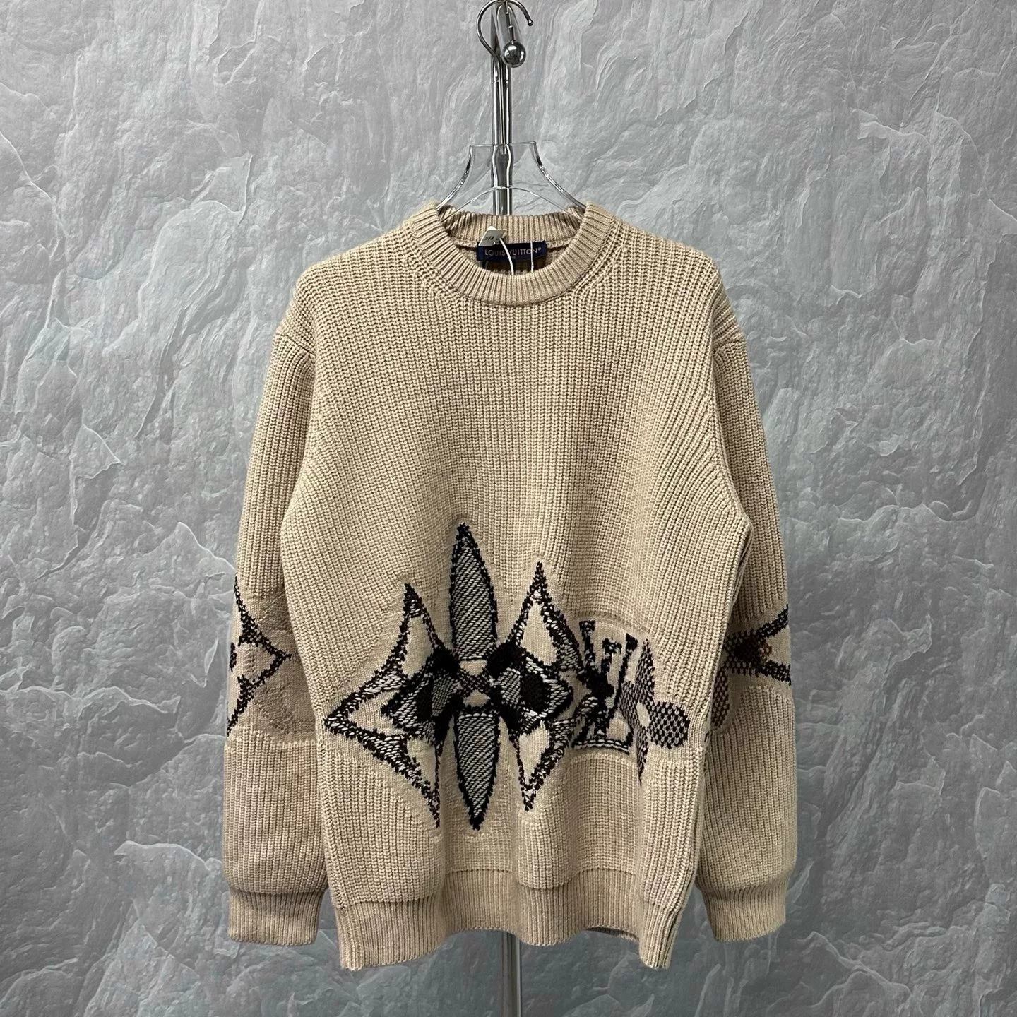 Louis Vuitton SS26 Ski Logo Wool Sweater