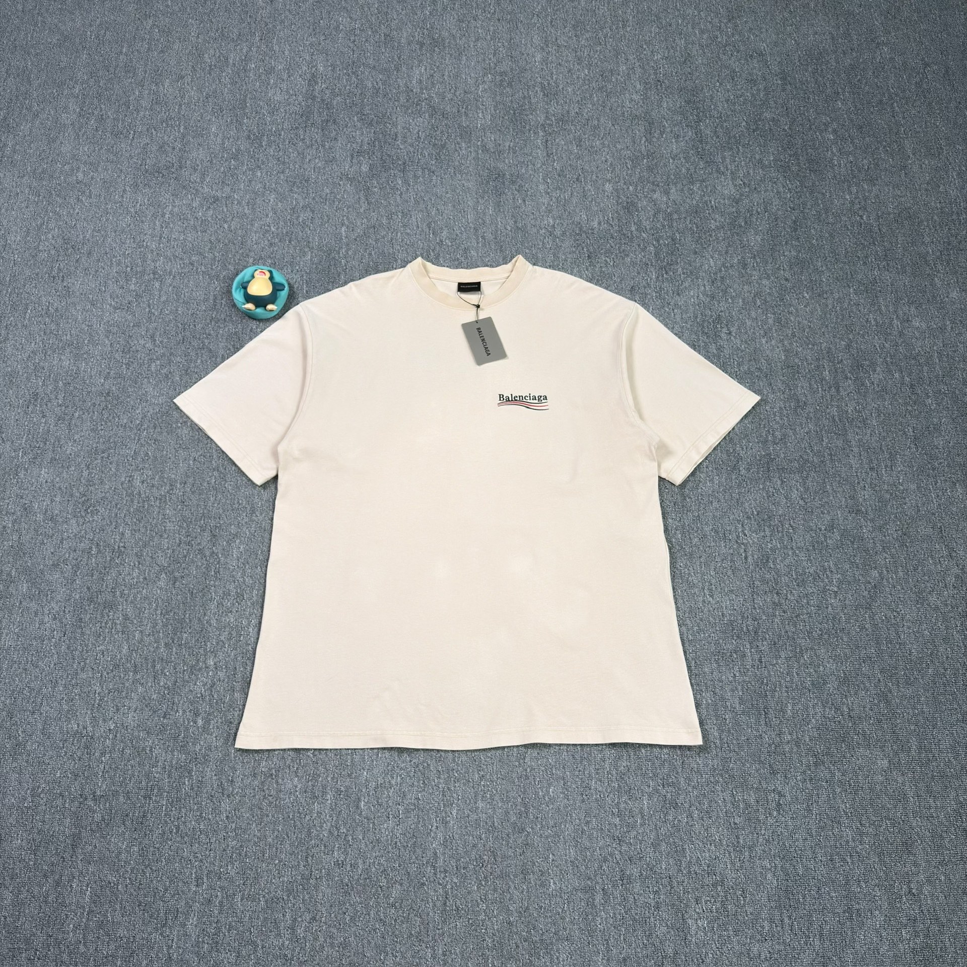 Balenciaga Coke Embroidery Apricot T-Shirt