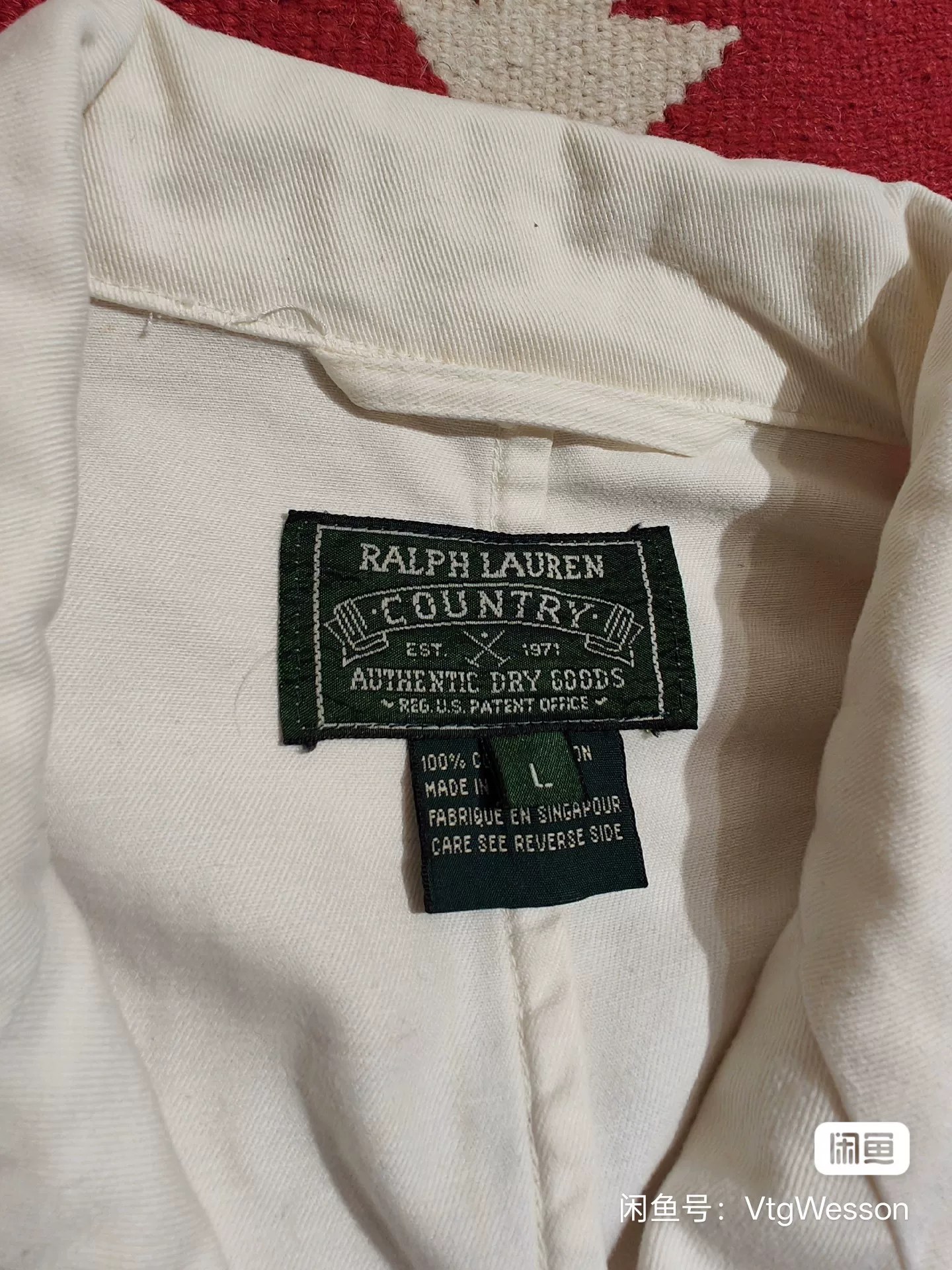 Polo Ralph Lauren 90s Military Double - Breasted Coat — detail