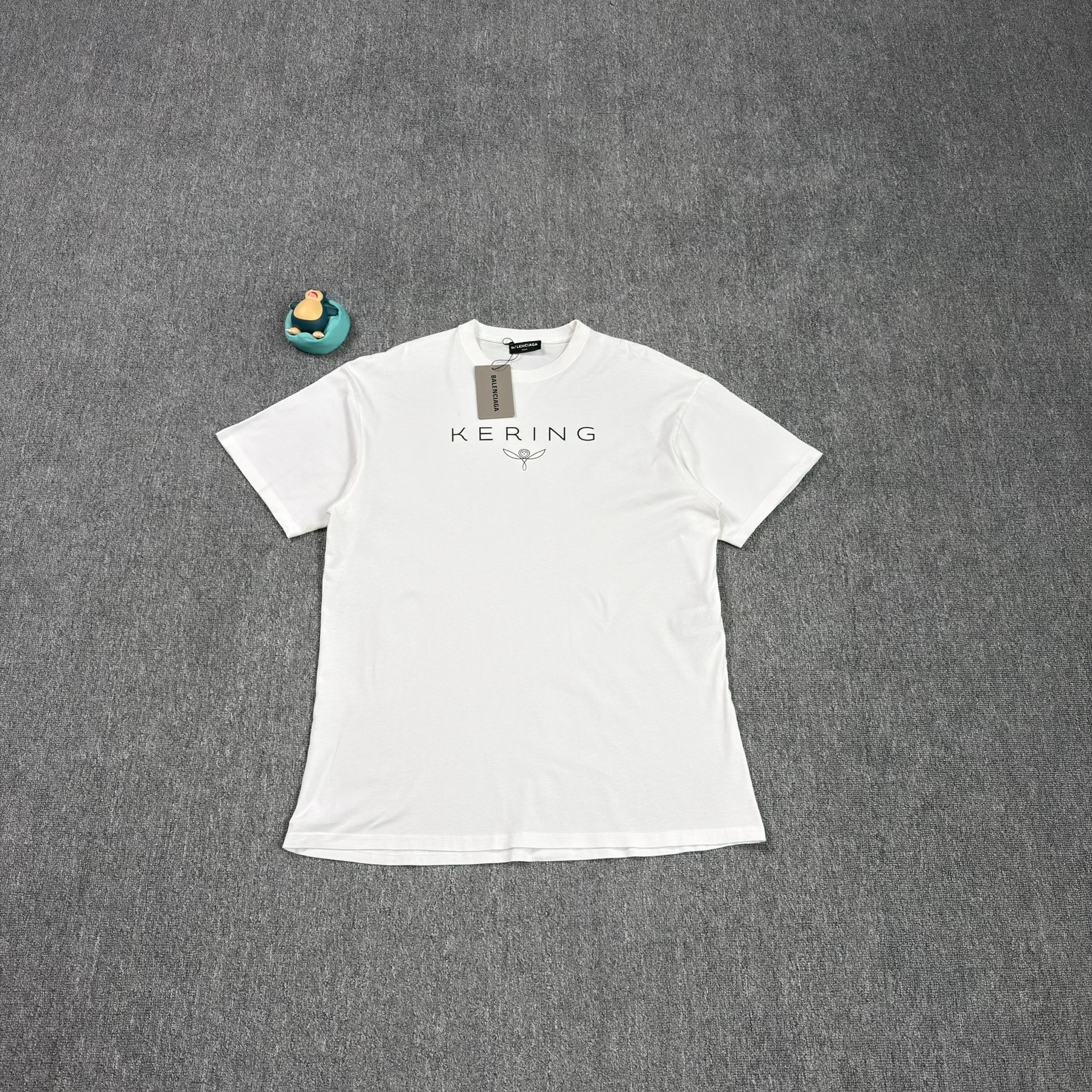 Balenciaga Kering White Crew Neck T-Shirt