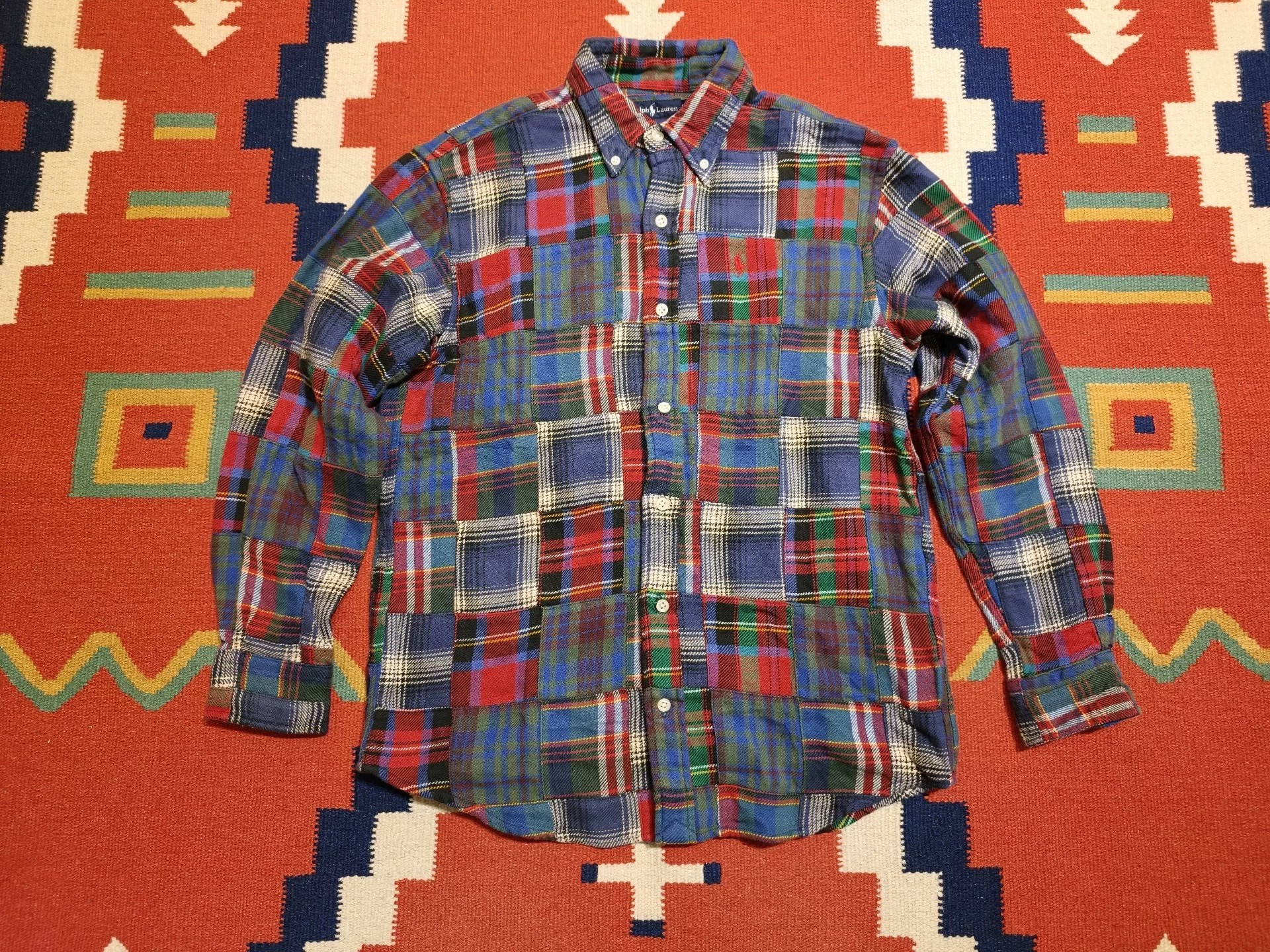Ralph Lauren Patchwork Flannel Shirt