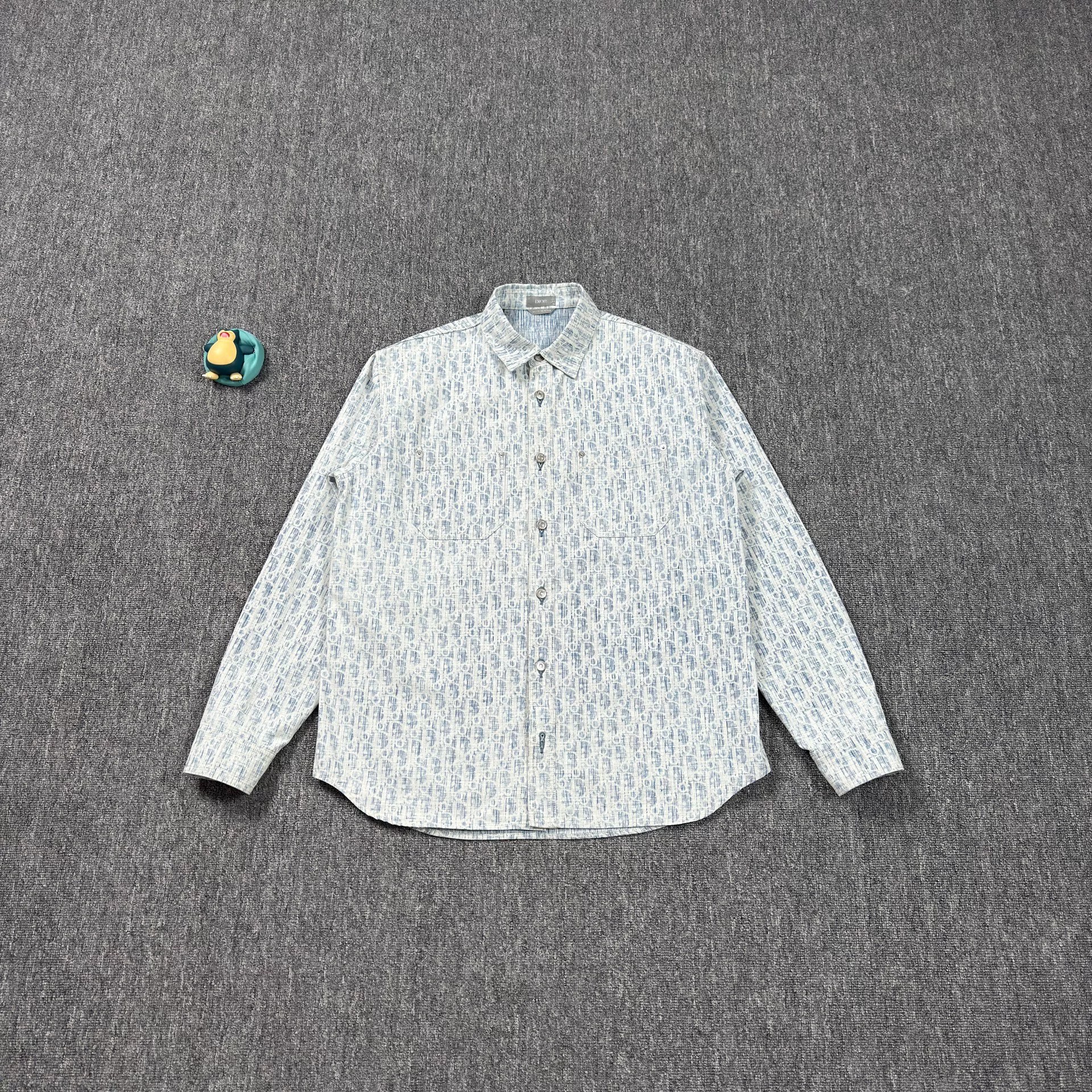 Dior Oblique Blue Shirt Jacket