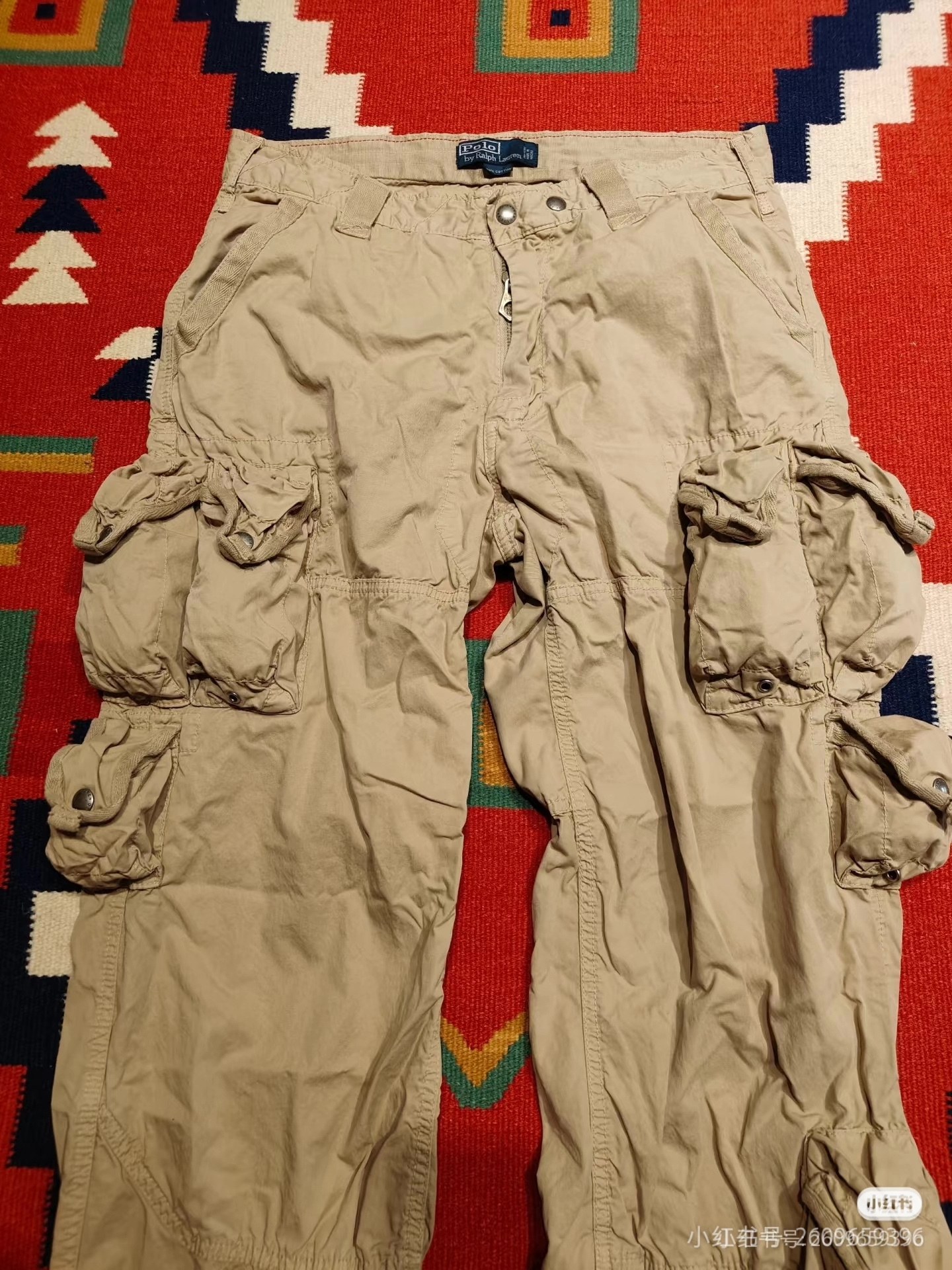 Vintage Polo Ralph Lauren Cargo Pants — detail