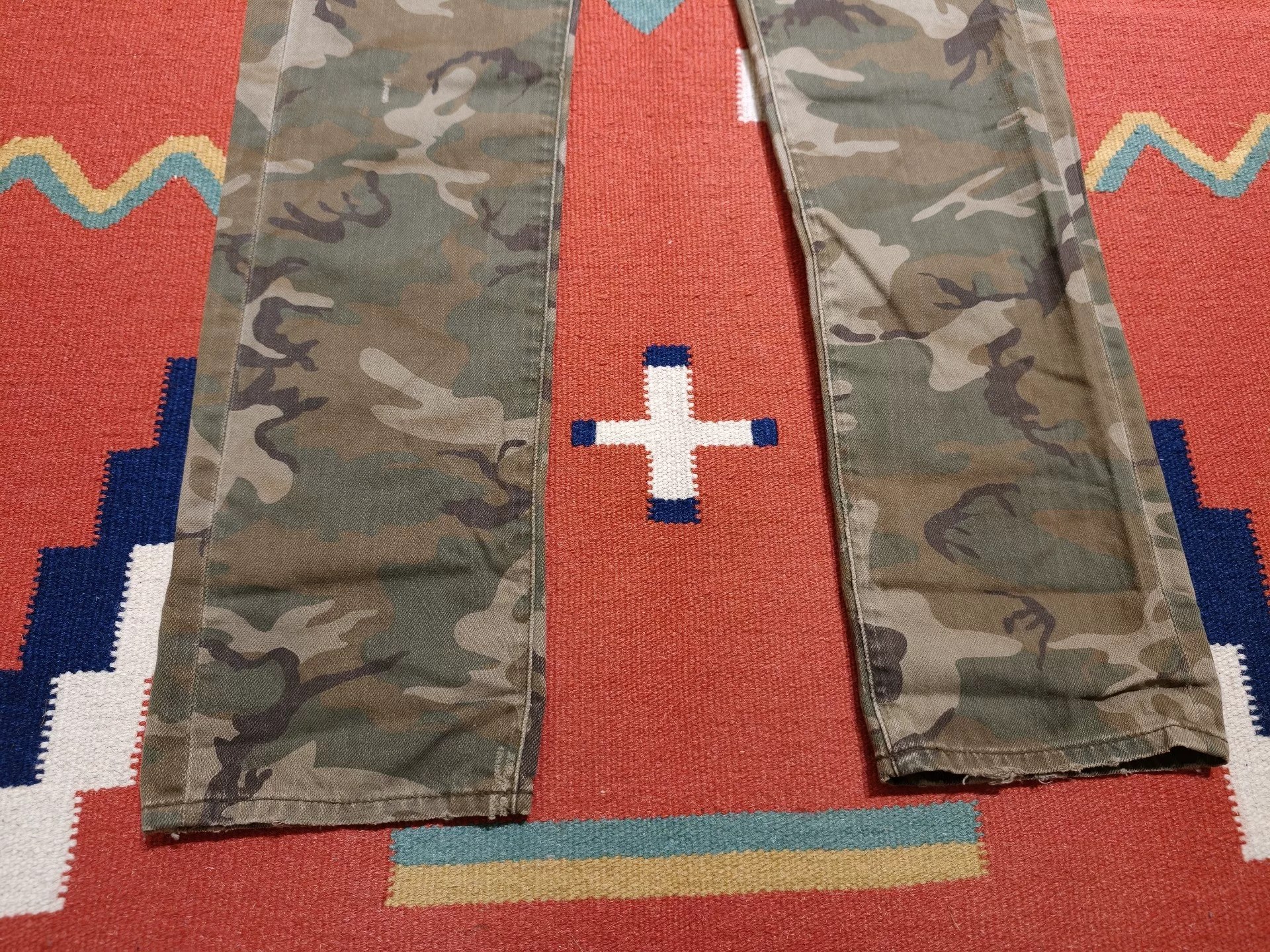 Polo Ralph Lauren Distressed Camo Cargo Pants — front