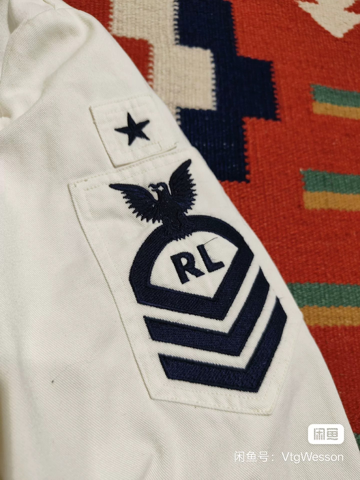 Polo Ralph Lauren 90s Military Double - Breasted Coat — back