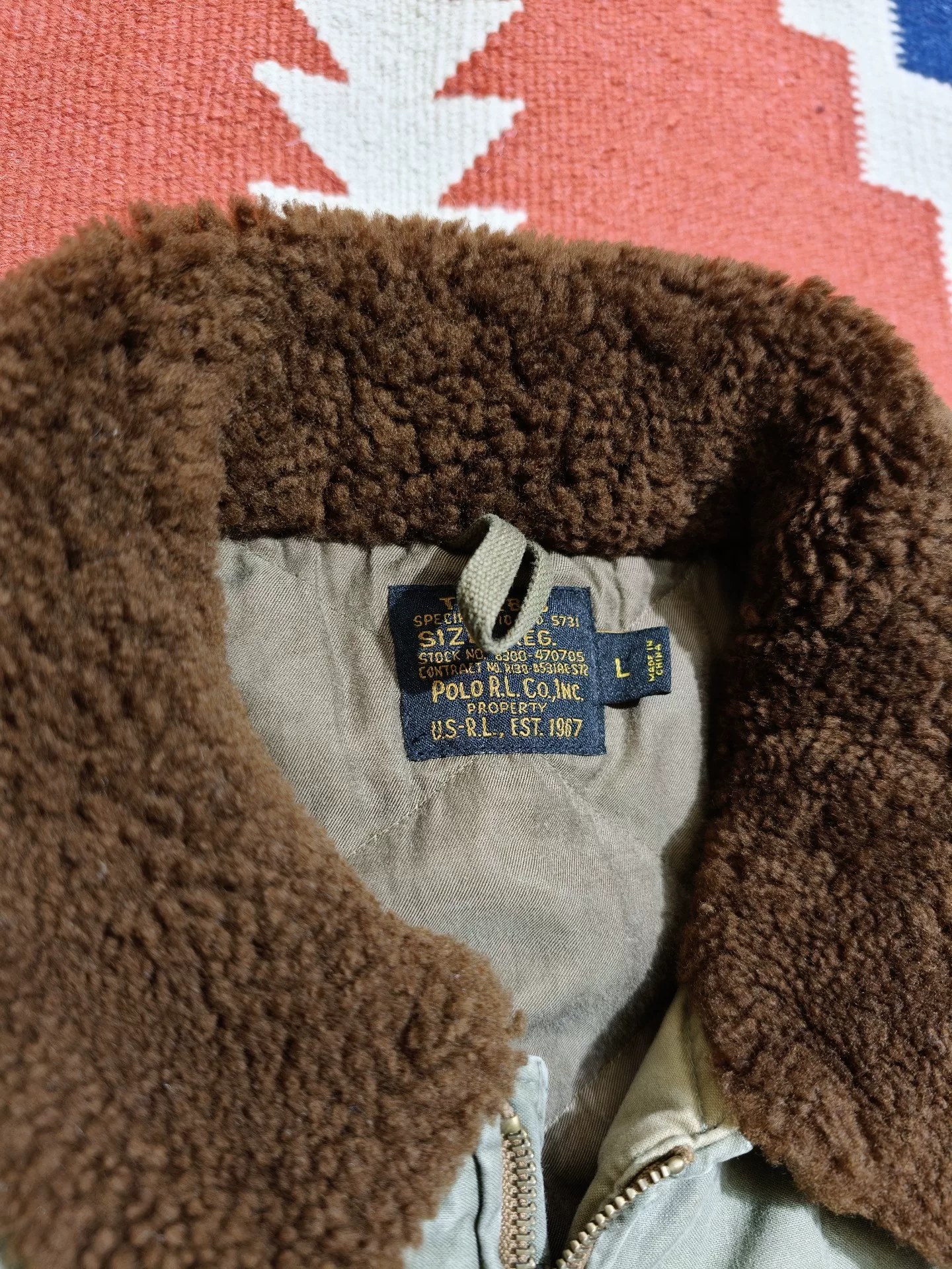 Polo Ralph Lauren RRL Flight Jacket — front