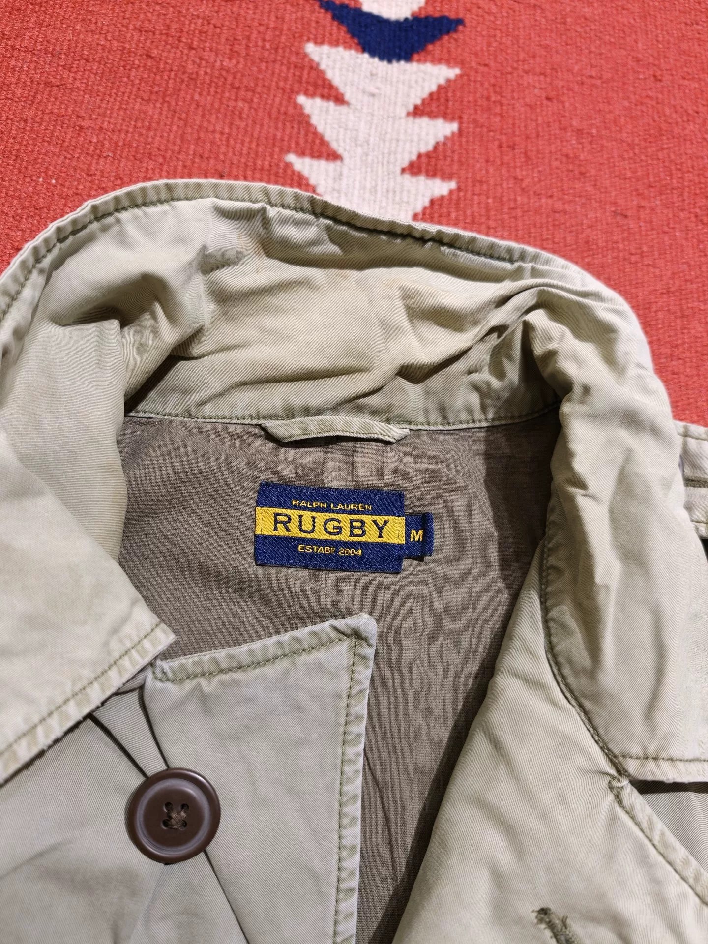 RRL Ralph Lauren Light Green Jacket — back