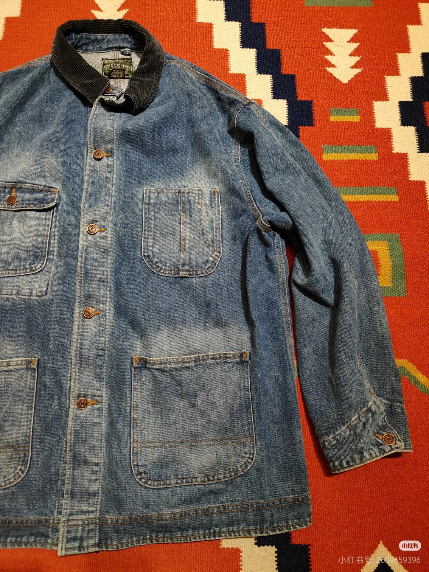 Ralph Lauren 80s Vintage Denim Jacket — back