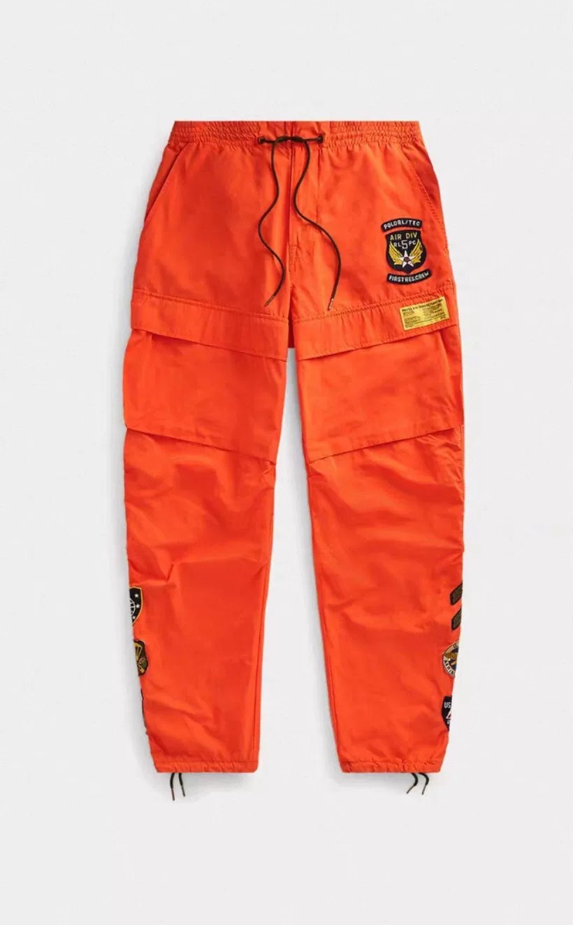 Polo Ralph Lauren Orange Cargo Pants — front