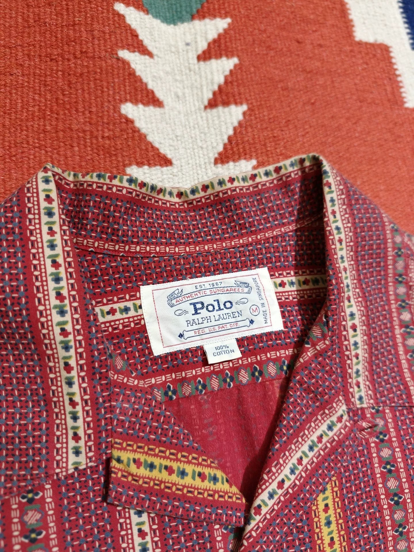 Ralph Lauren 90s Vintage Striped Shirt — back