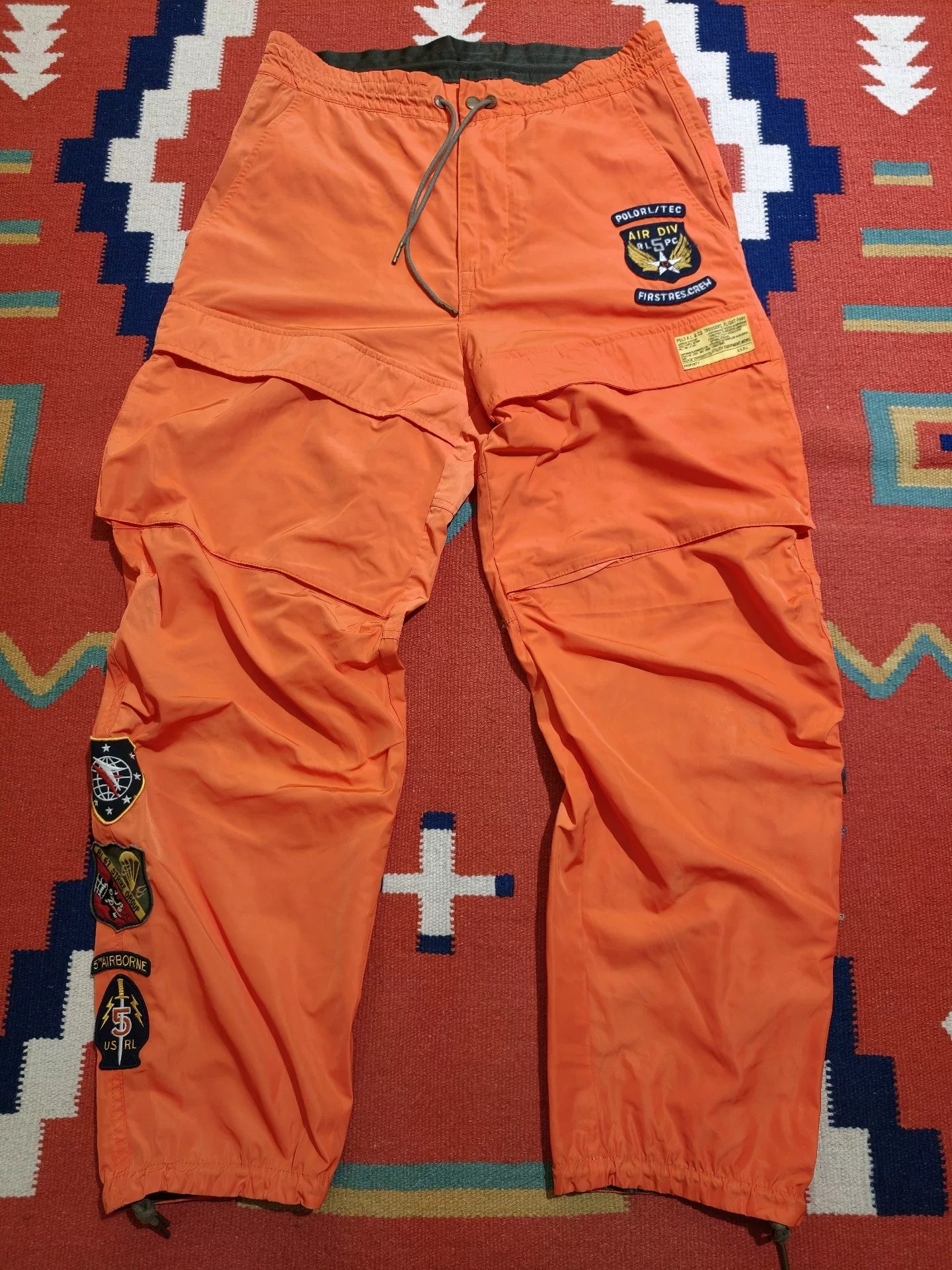 Polo Ralph Lauren Orange Cargo Pants