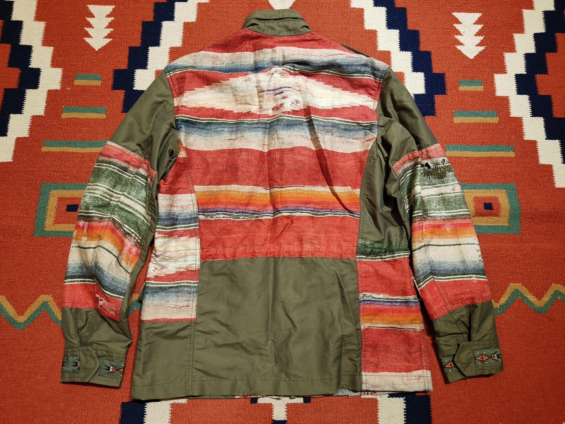 RRL Military Style Navajo Jacket — front