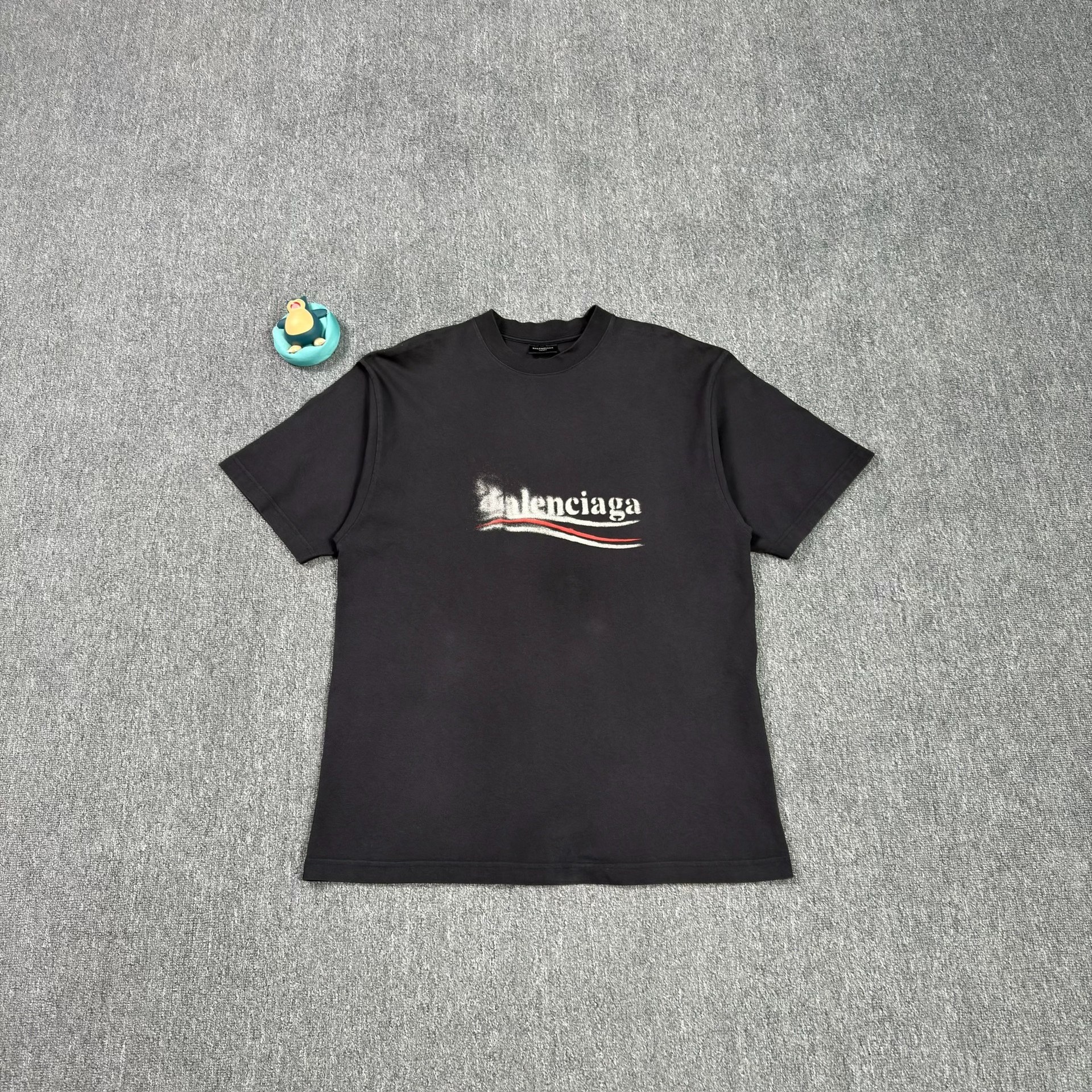 Balenciaga Logo Black Short-Sleeve T-Shirt