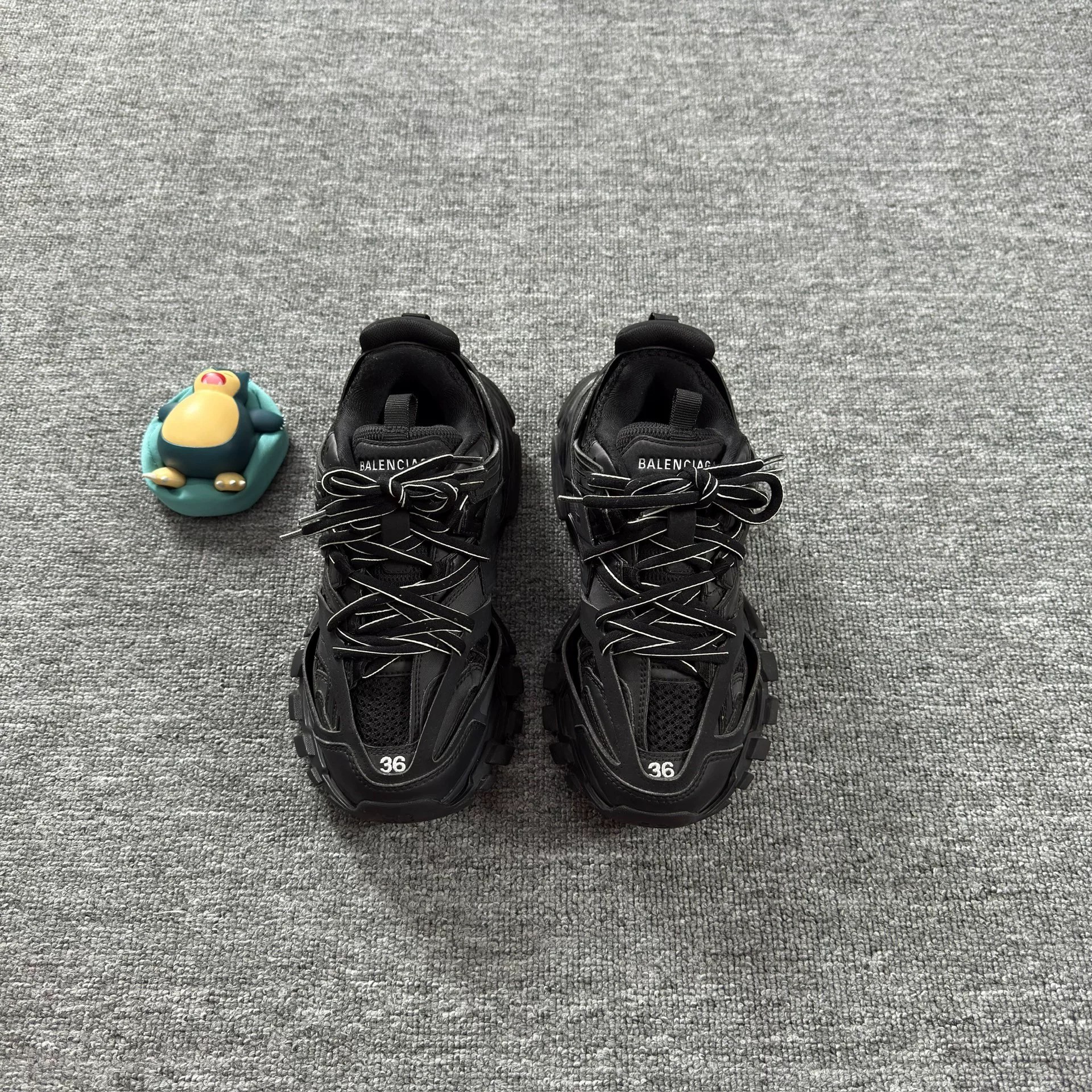 Balenciaga Track1.0 Black Sneakers — front