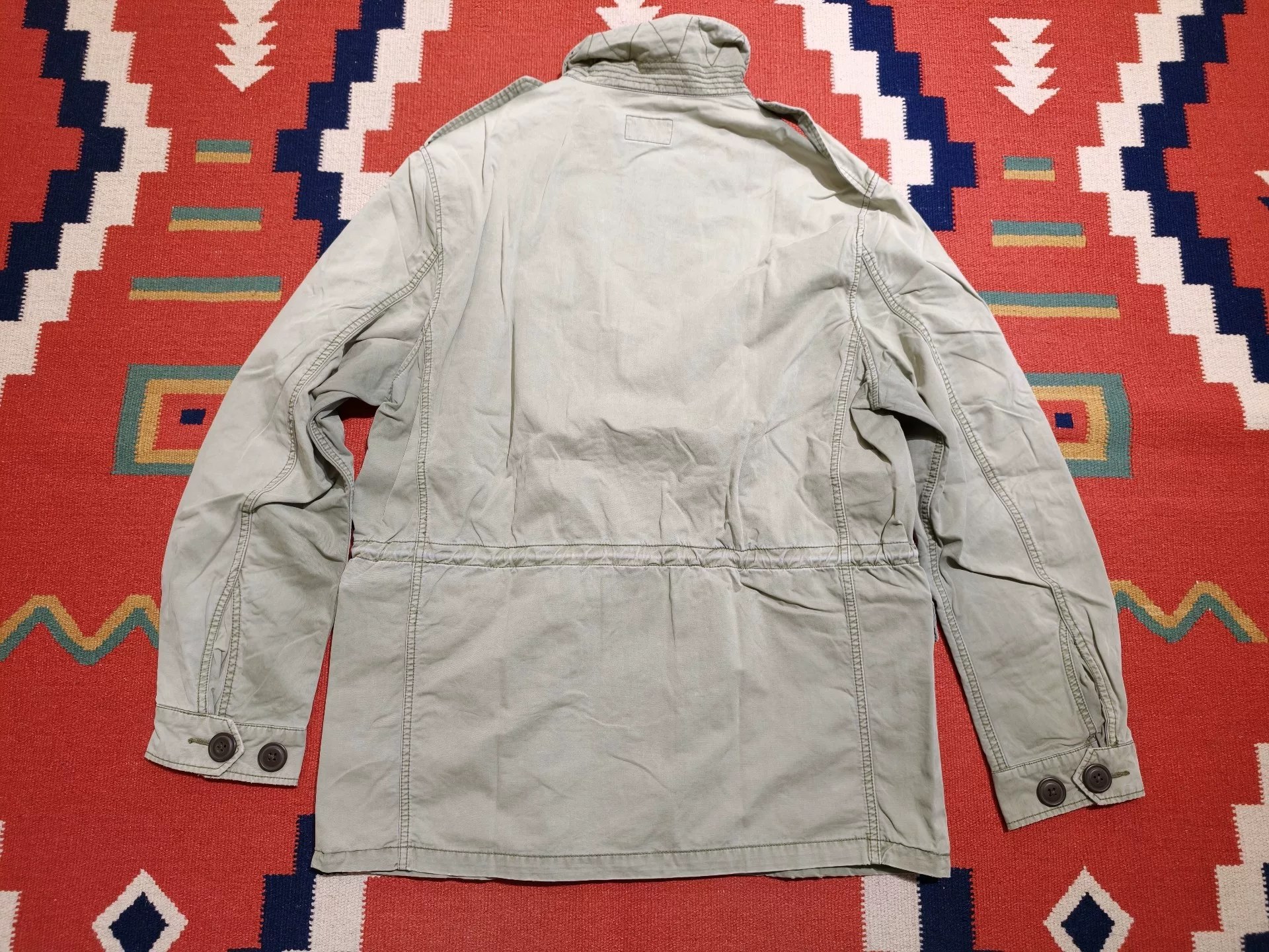 RRL Ralph Lauren Light Green Jacket — detail