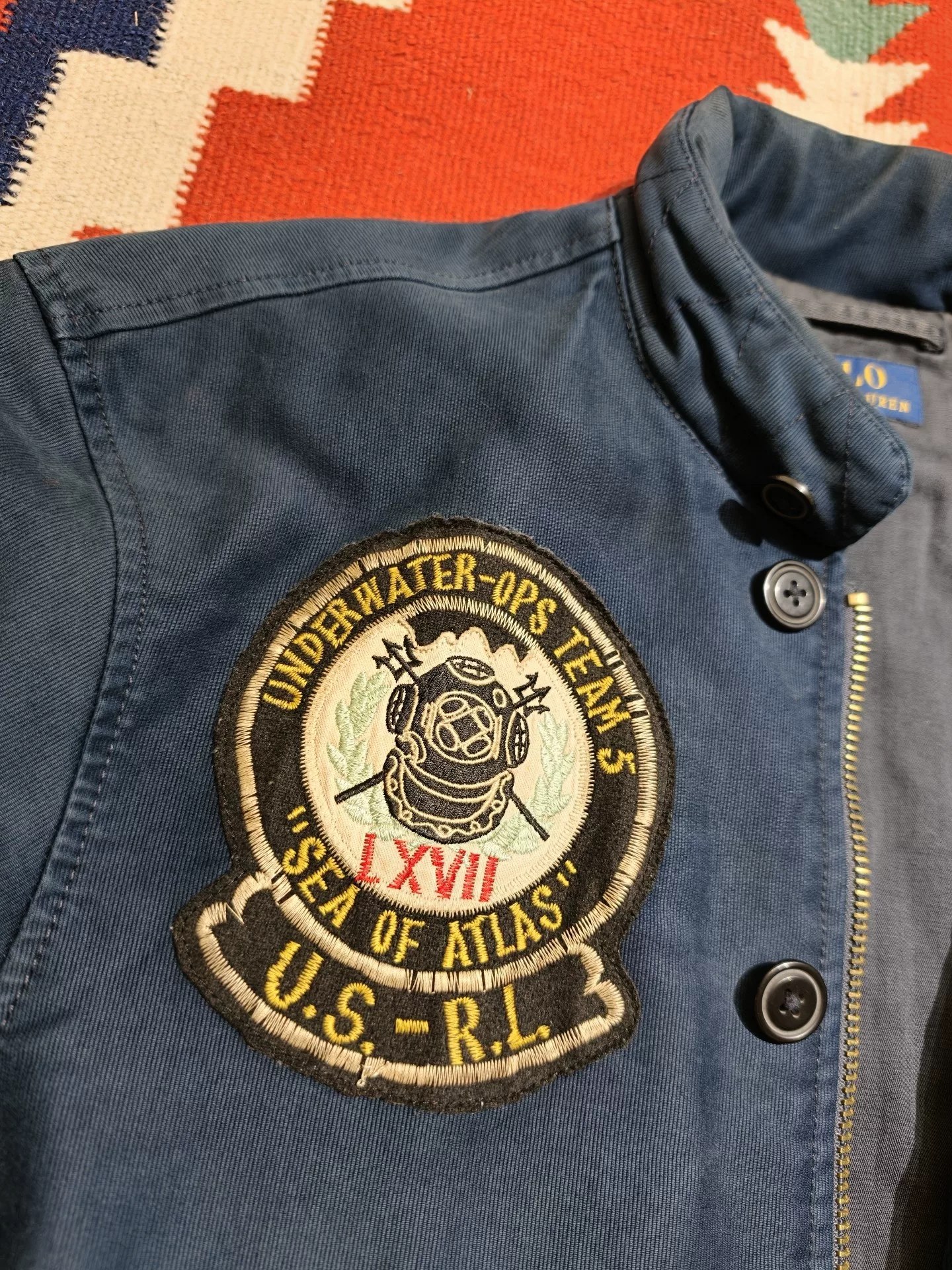 RRL Vintage N1 Corduroy Jacket — detail