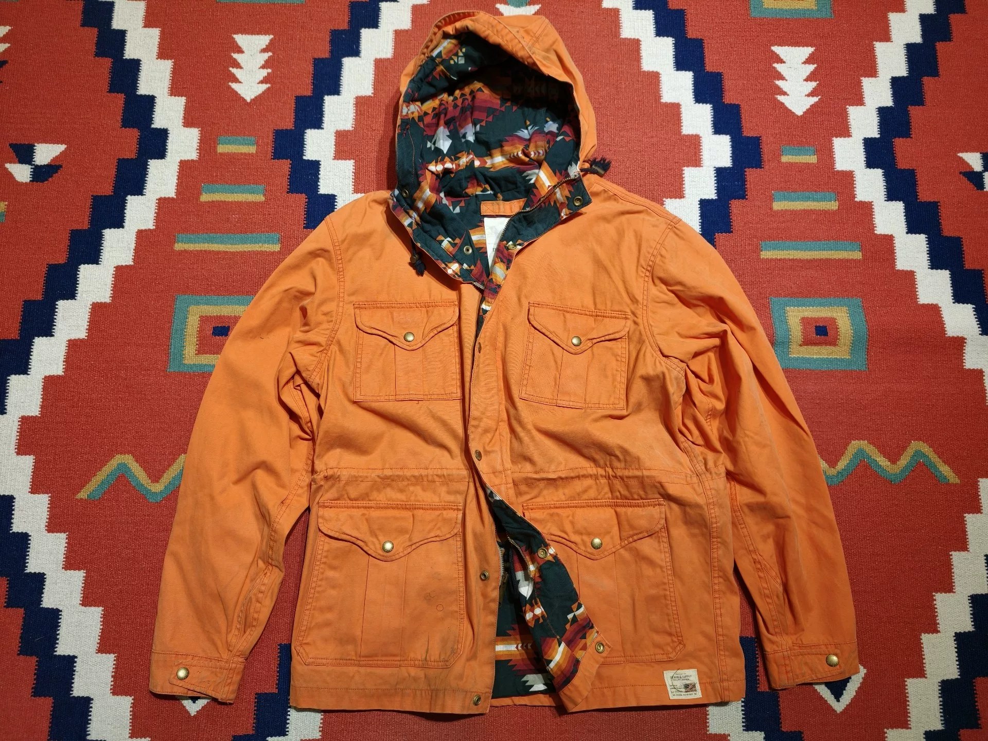 RRL Ralph Lauren DS Orange Outdoor Jacket