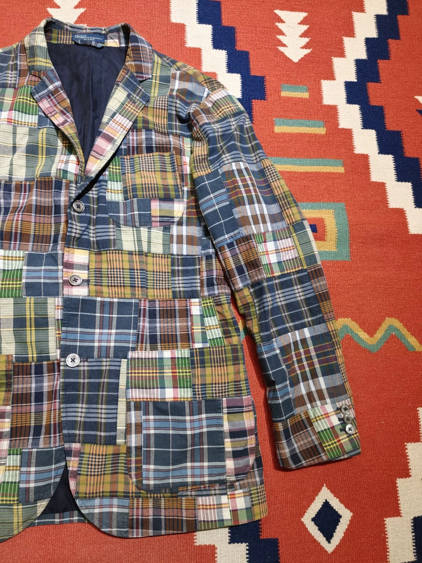 Ralph Lauren Patchwork Blazer — front