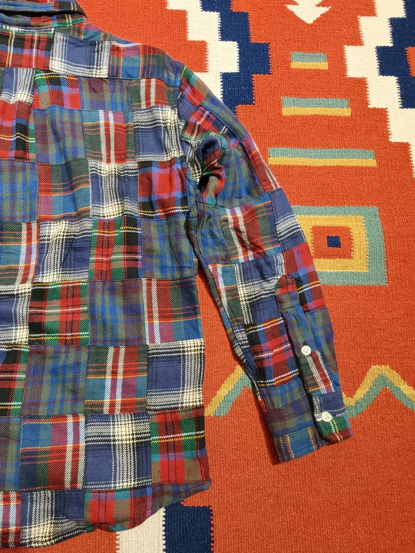 Ralph Lauren Patchwork Flannel Shirt — back
