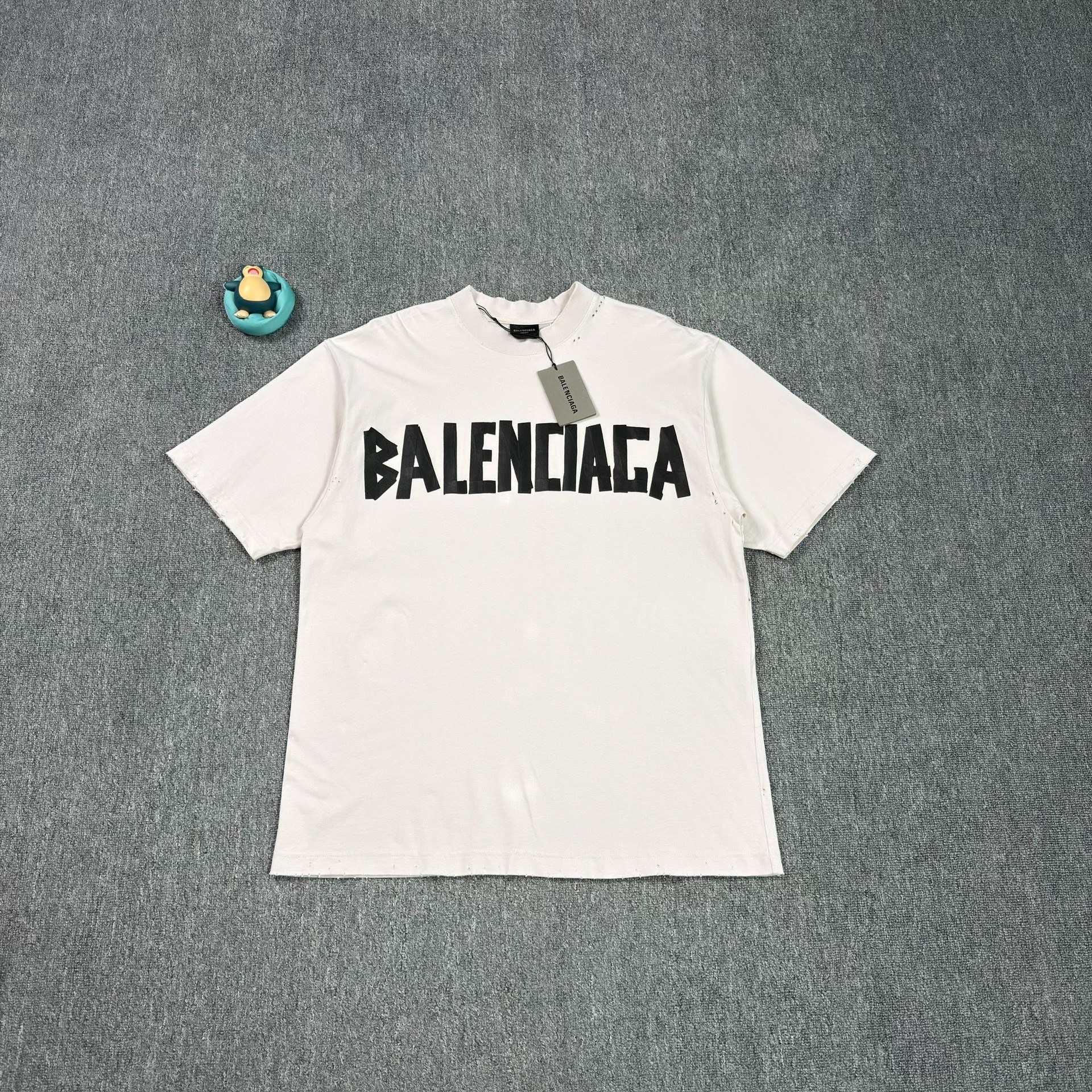 Balenciaga Distressed Logo T-Shirt