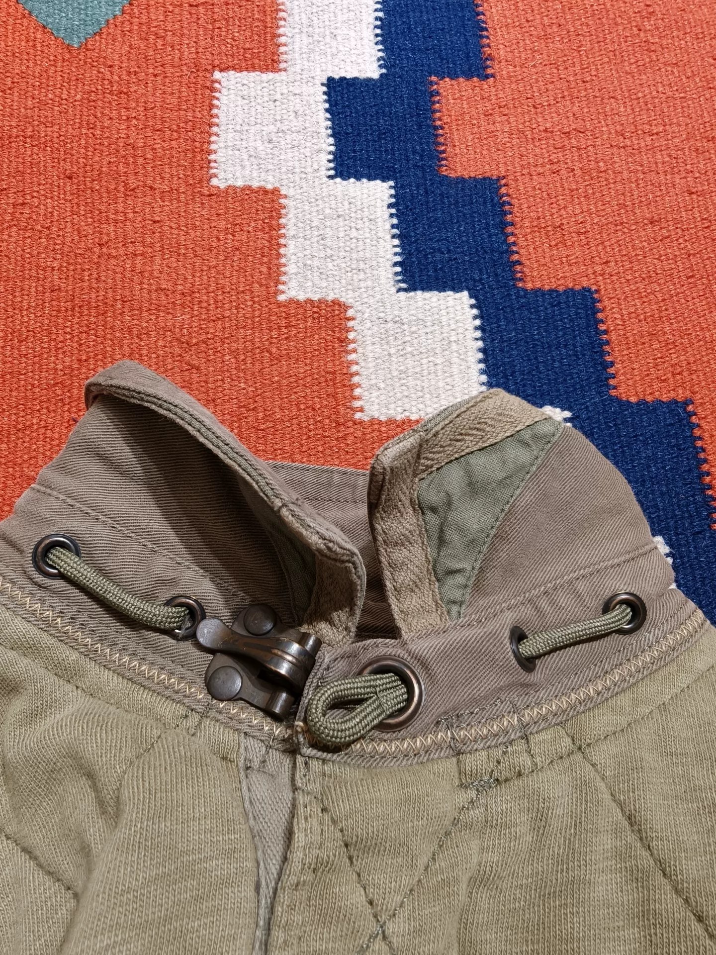 RRL Ralph Lauren Rugby Long-Sleeve Polo — detail