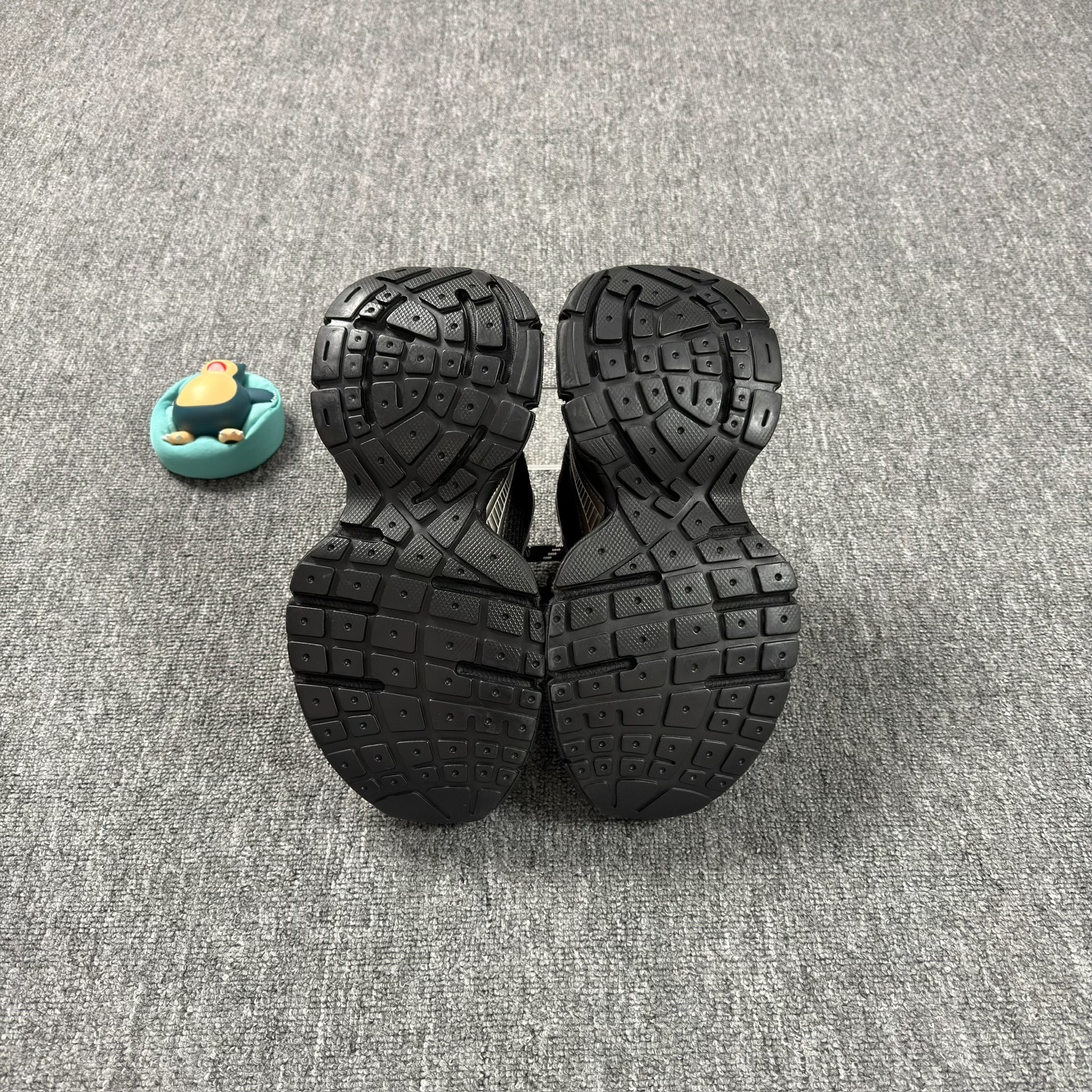 Balenciaga 3XL Black Silver Casual Shoes — back