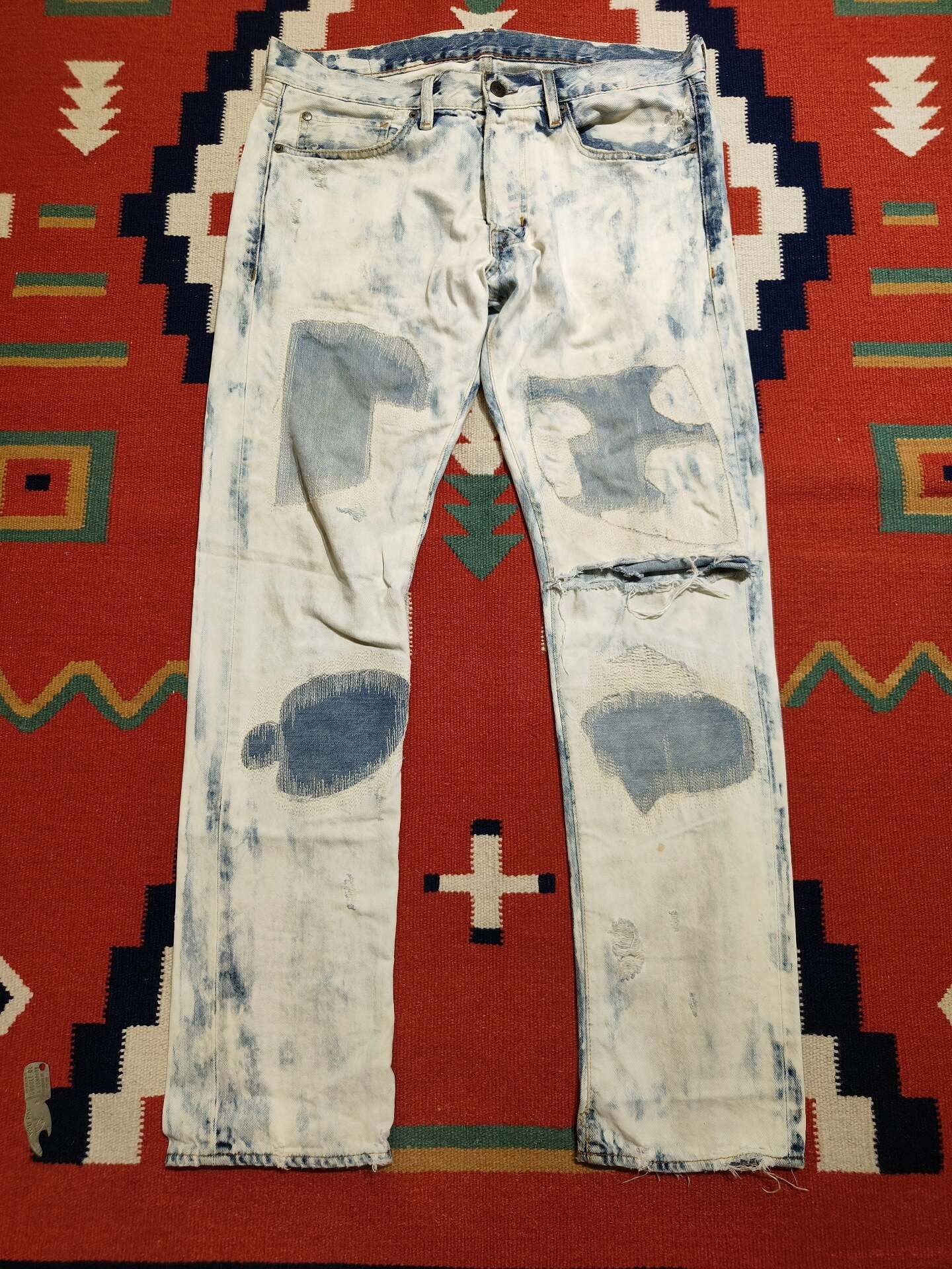 RRL Ralph Lauren Tie-Dye Denim Jeans