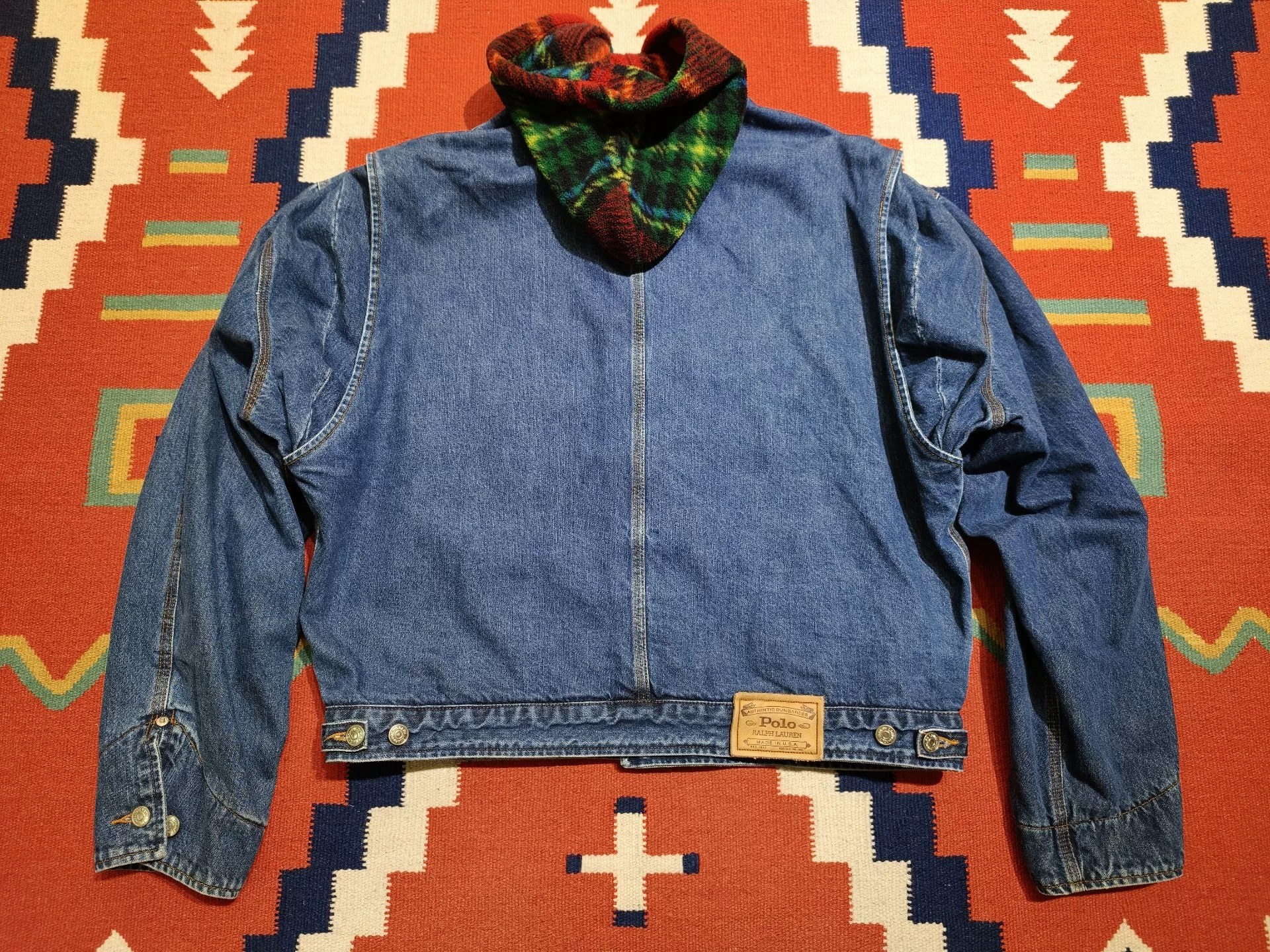 Vintage Polo Ralph Lauren Blue Denim Jacket — label