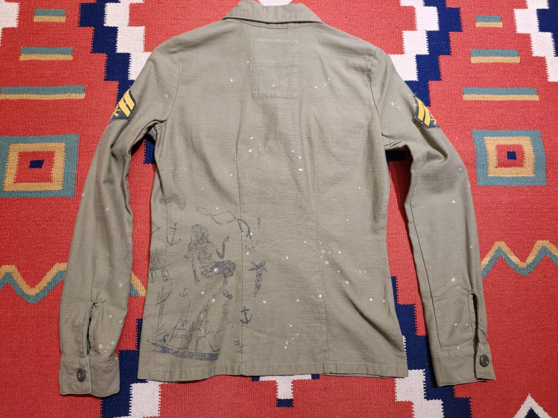 RL Ralph Lauren og107 Hand-painted Vintage Jacket — back