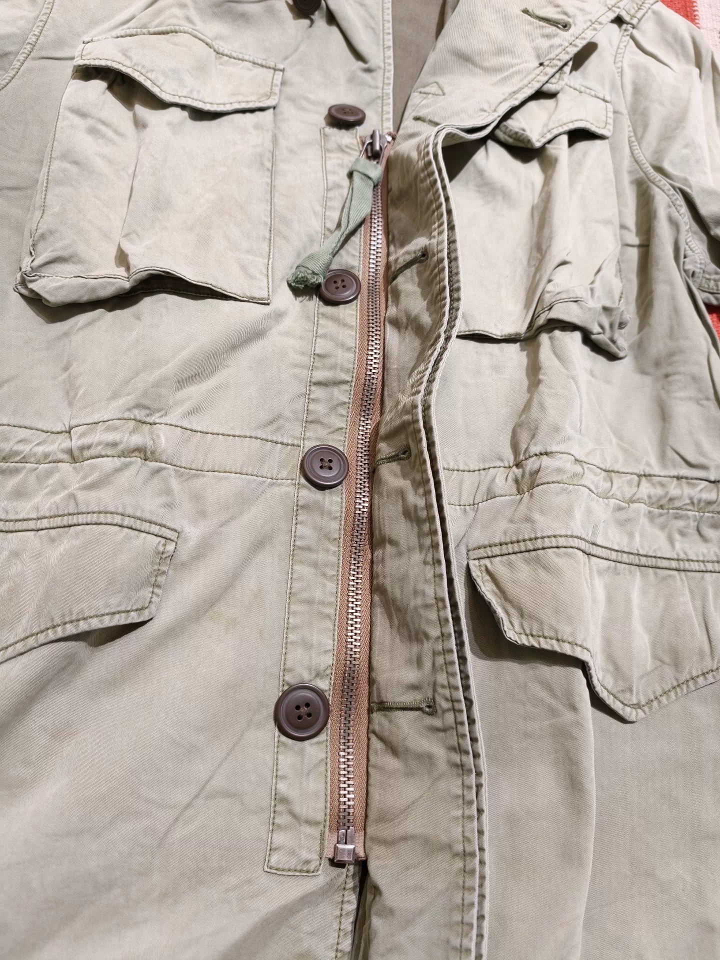 RRL Ralph Lauren Light Green Jacket — front