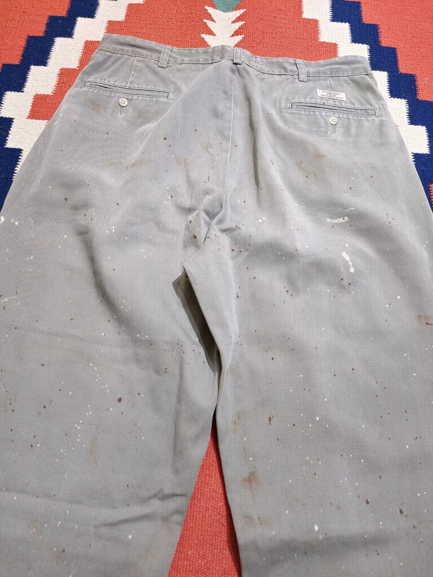 RRL Ralph Lauren Loose Vintage Patchwork Pants — back
