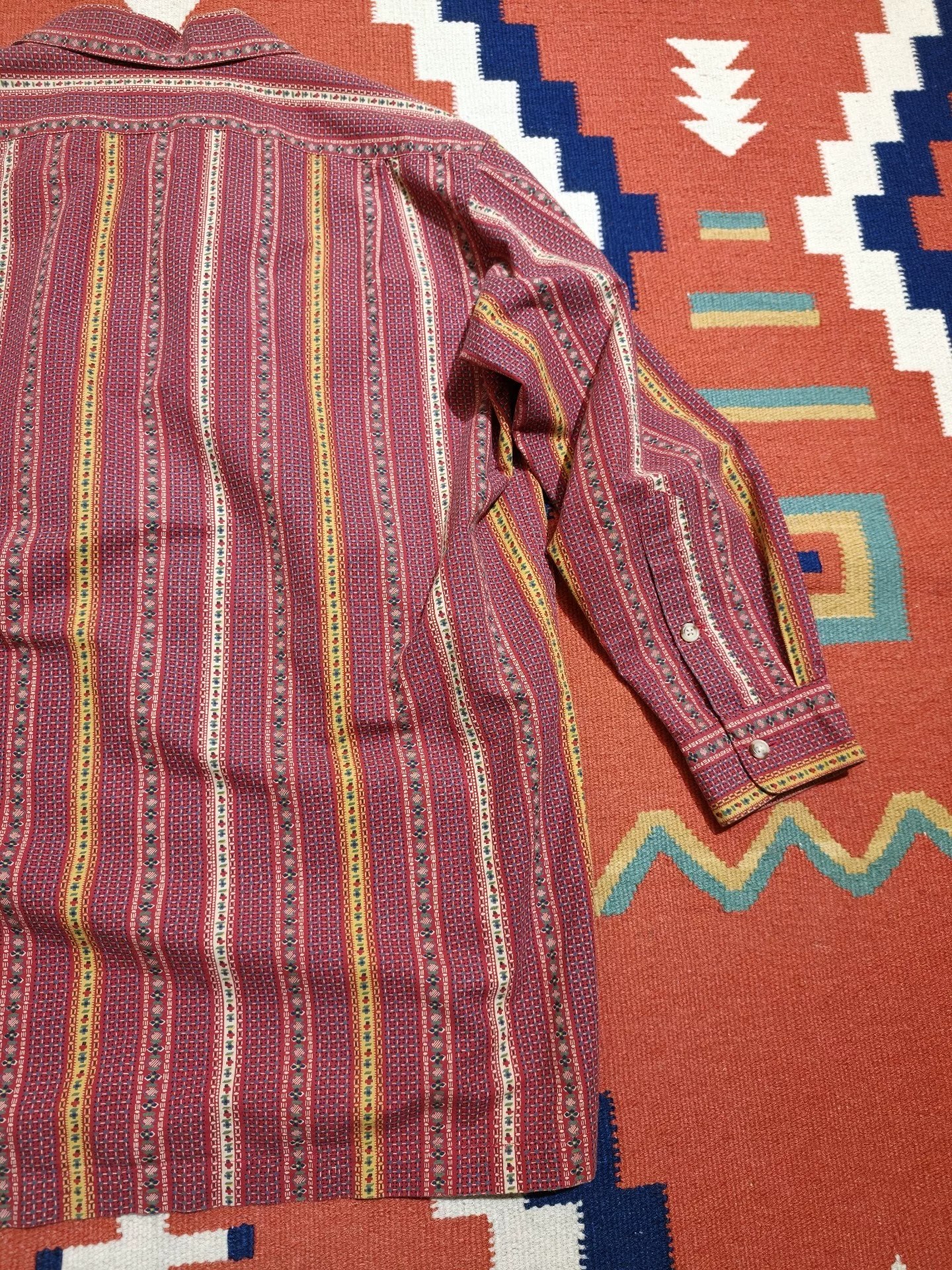 Ralph Lauren 90s Vintage Striped Shirt — label