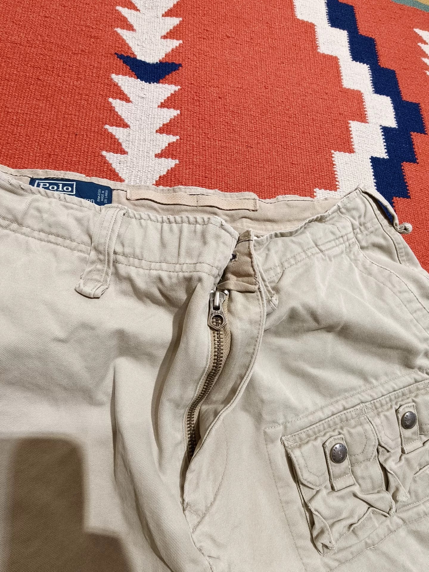 Ralph Lauren Vintage Cargo Shorts — label