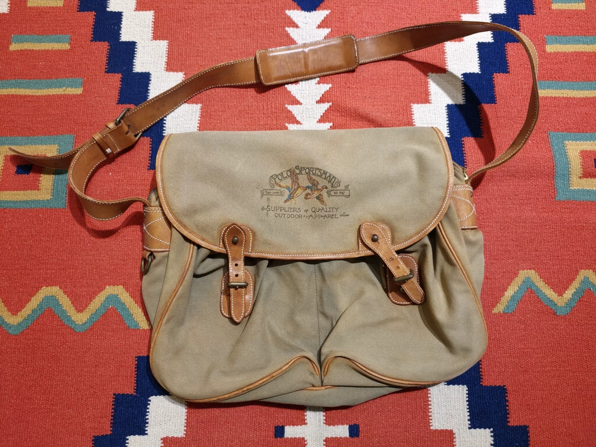 Vintage Ralph Lauren Polo Canvas Bag