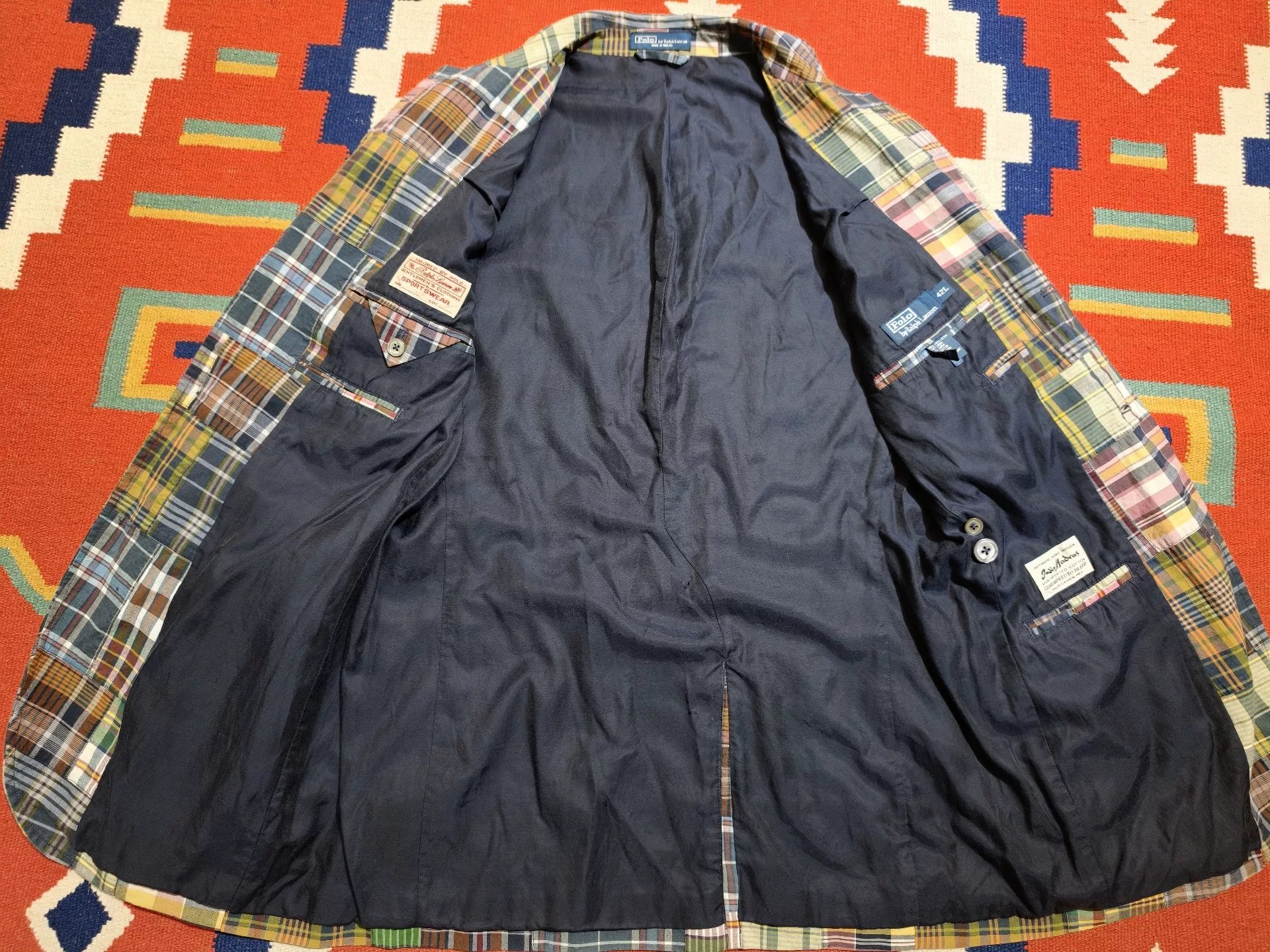 Ralph Lauren Patchwork Blazer — back