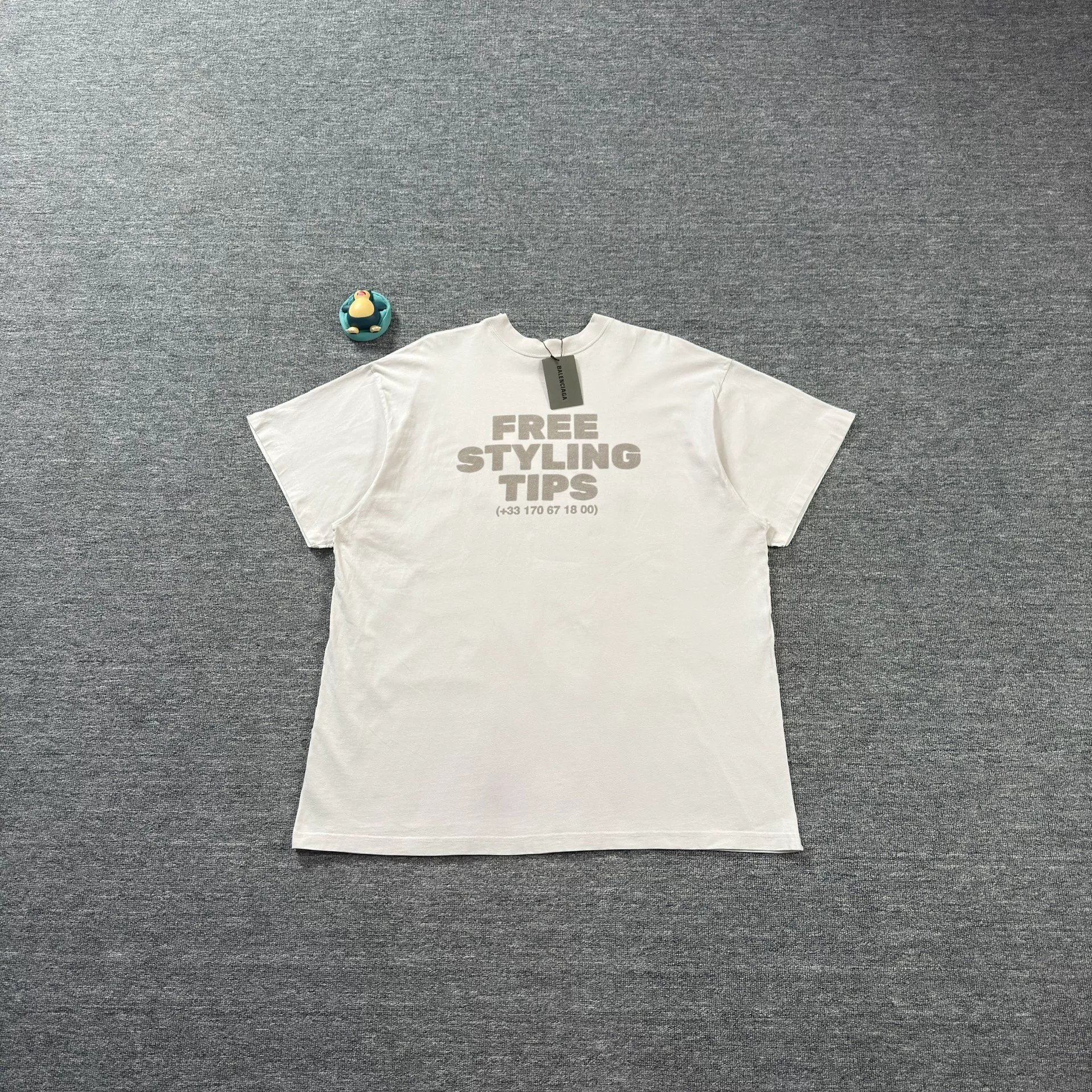 Balenciaga White Short-Sleeve T-Shirt