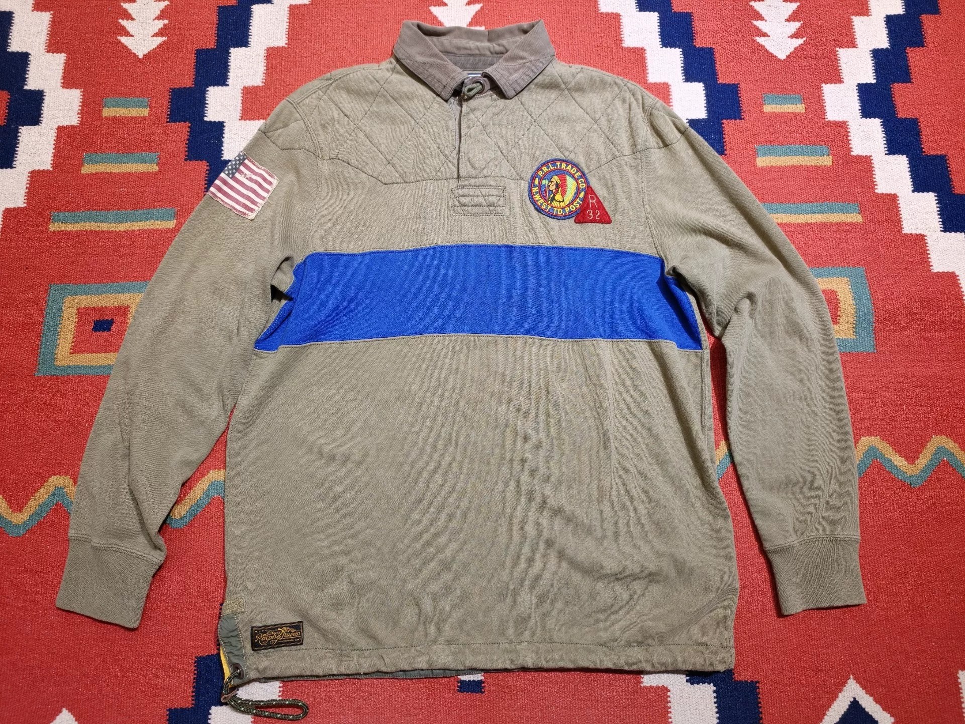 RRL Ralph Lauren Rugby Long-Sleeve Polo