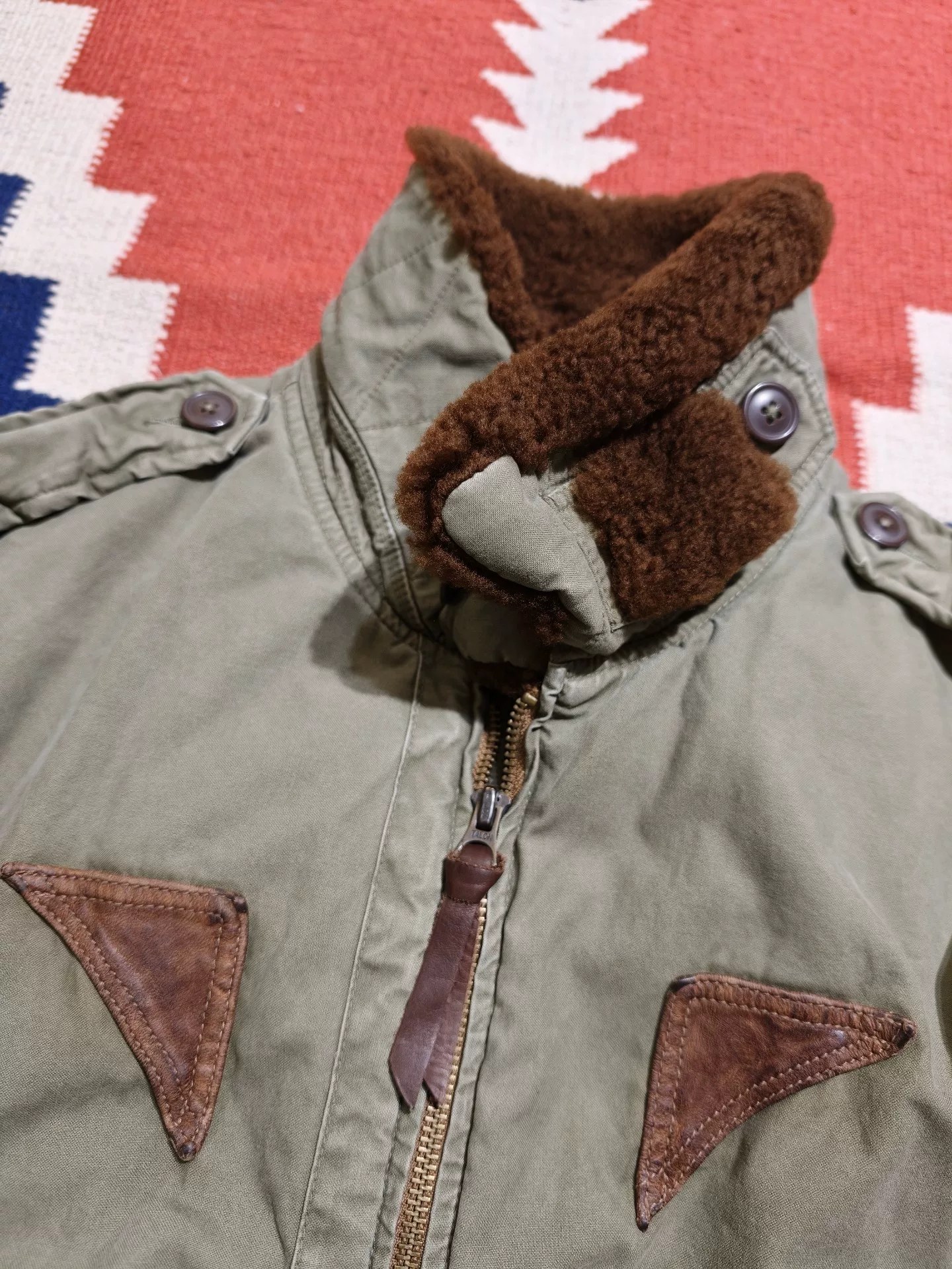 Polo Ralph Lauren RRL Flight Jacket — detail