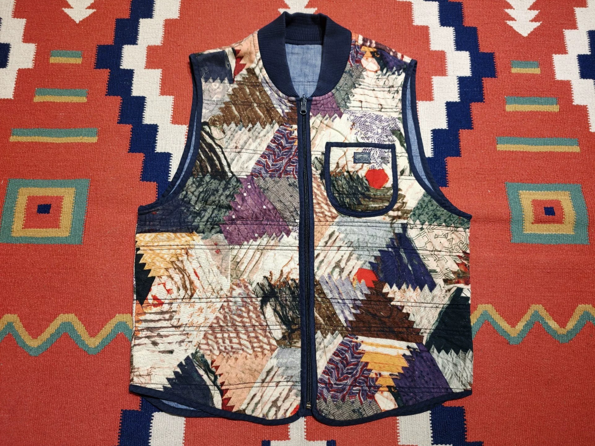 Polo Ralph Lauren Reversible Patchwork Vest