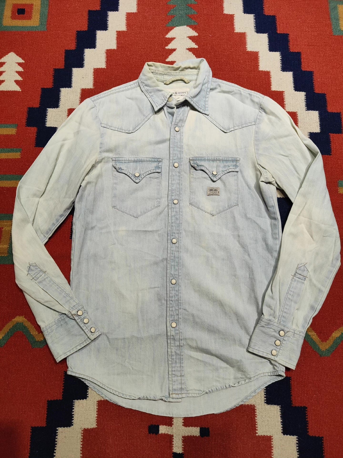 RRL Ralph Lauren Western Denim Shirt