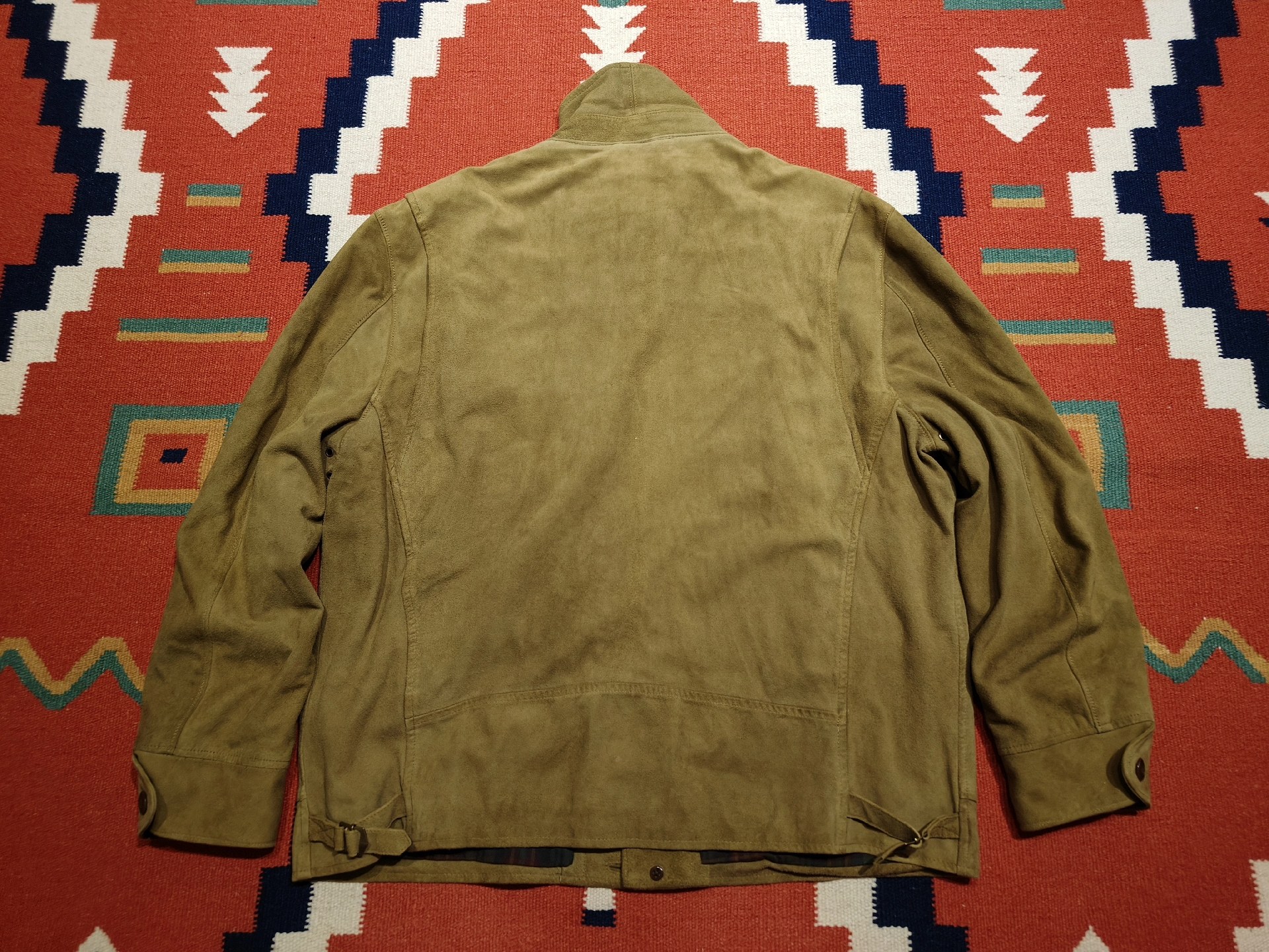 RRL Ralph Lauren Vintage Suede Jacket — back