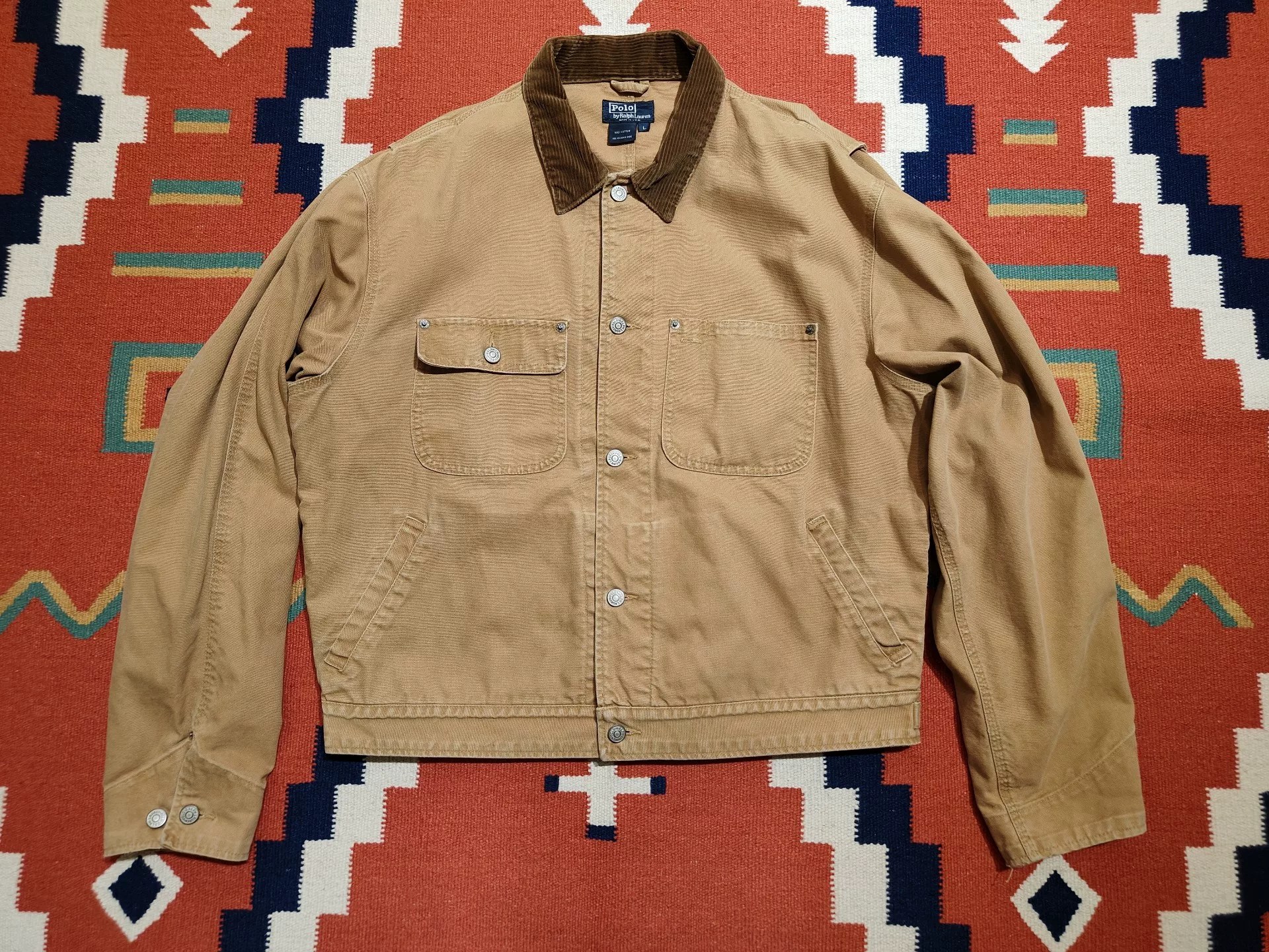 Polo Ralph Lauren 80s Tan Hunting Jacket